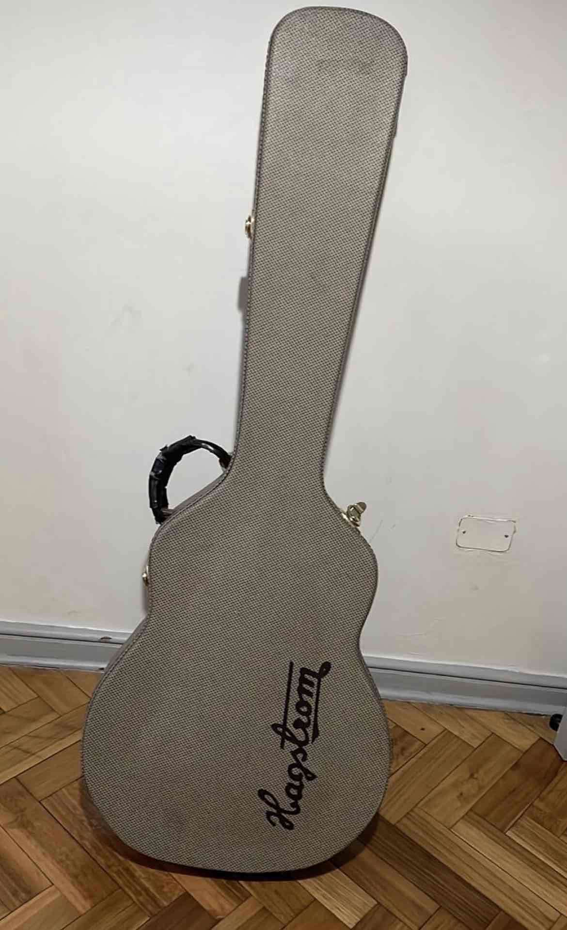 Bajo eléctrico vintage semi-hueco - miniatura 4