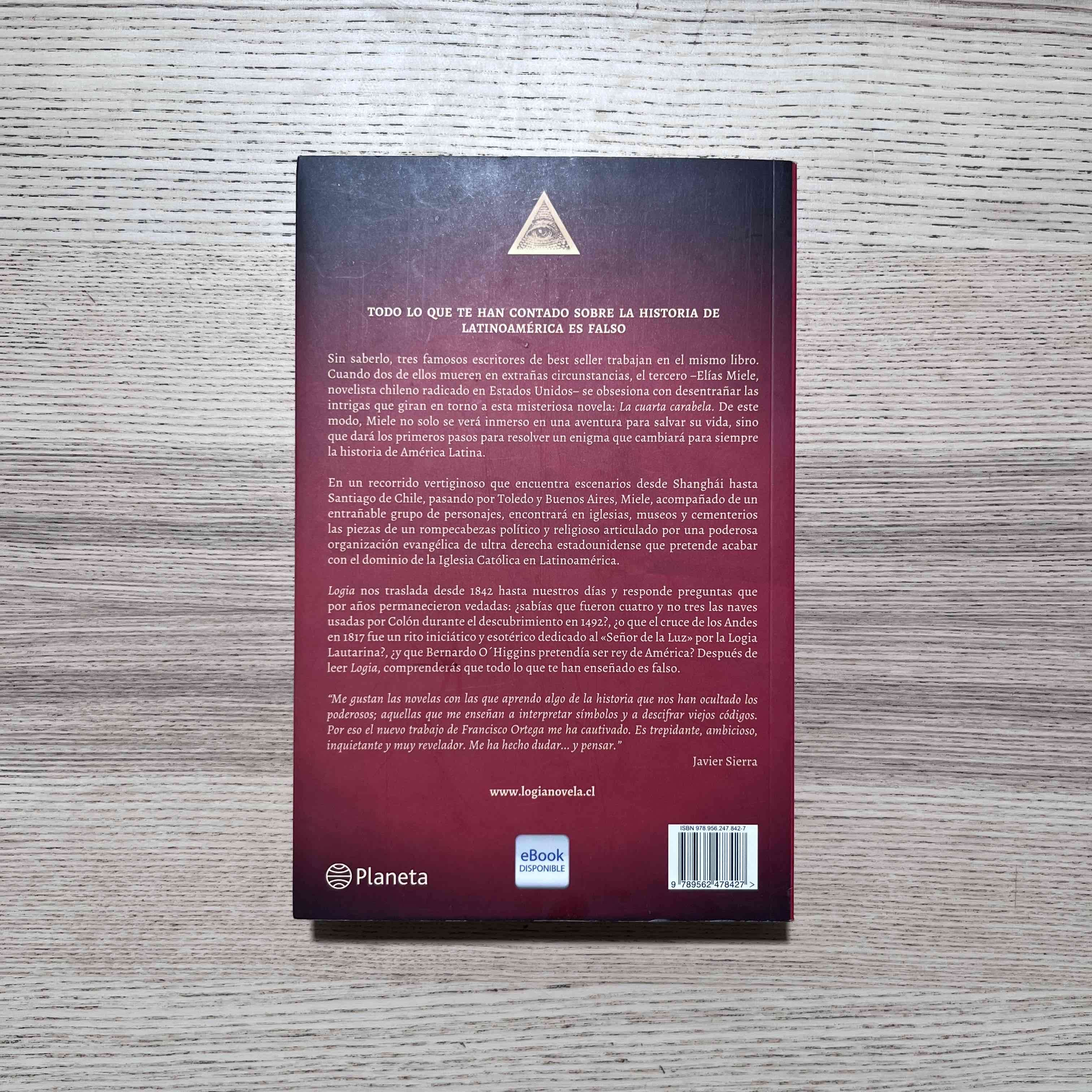 Libro 'Logia' de Francisco Ortega - miniatura 2