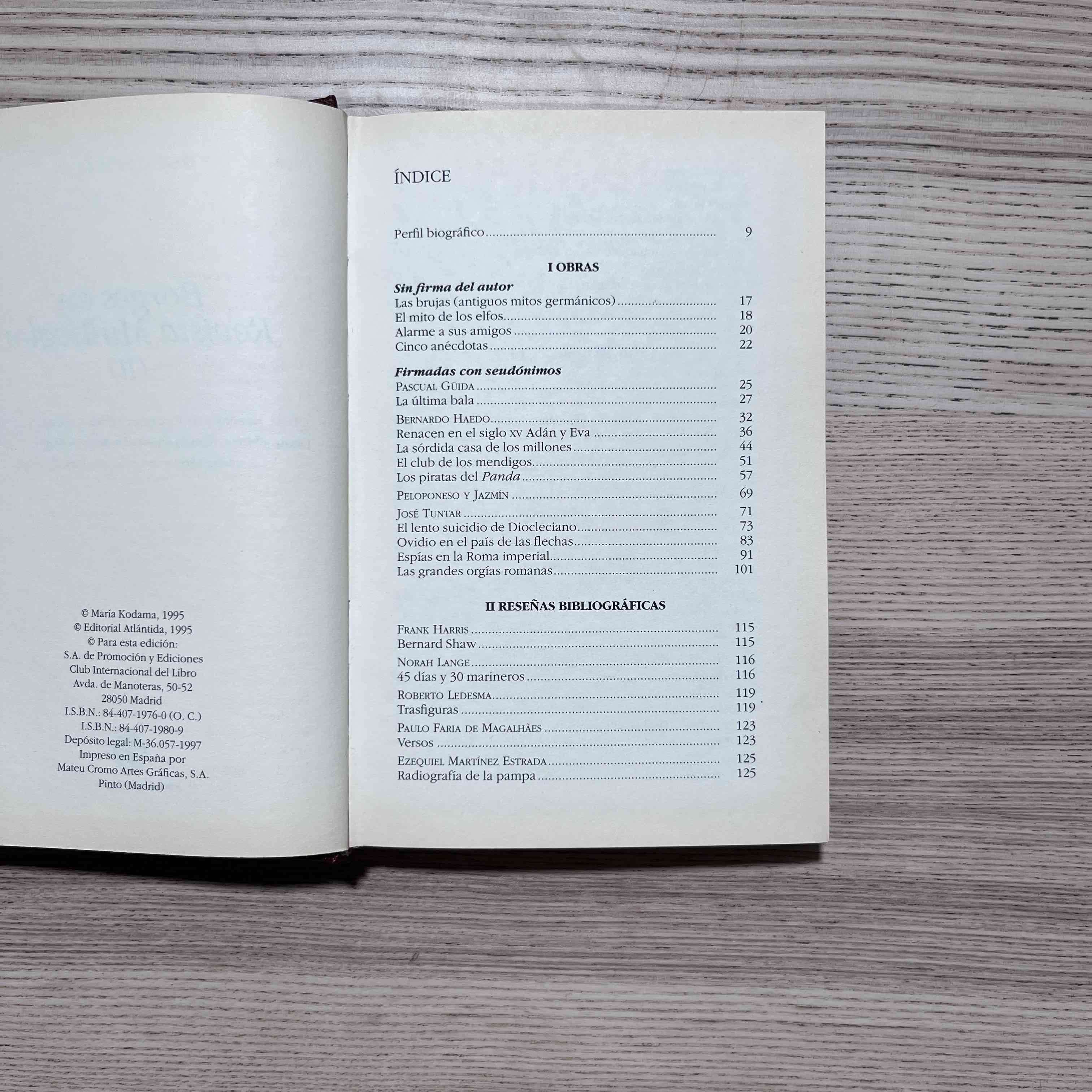 Libro Borges Premio Cervantes 1979 - miniatura 3