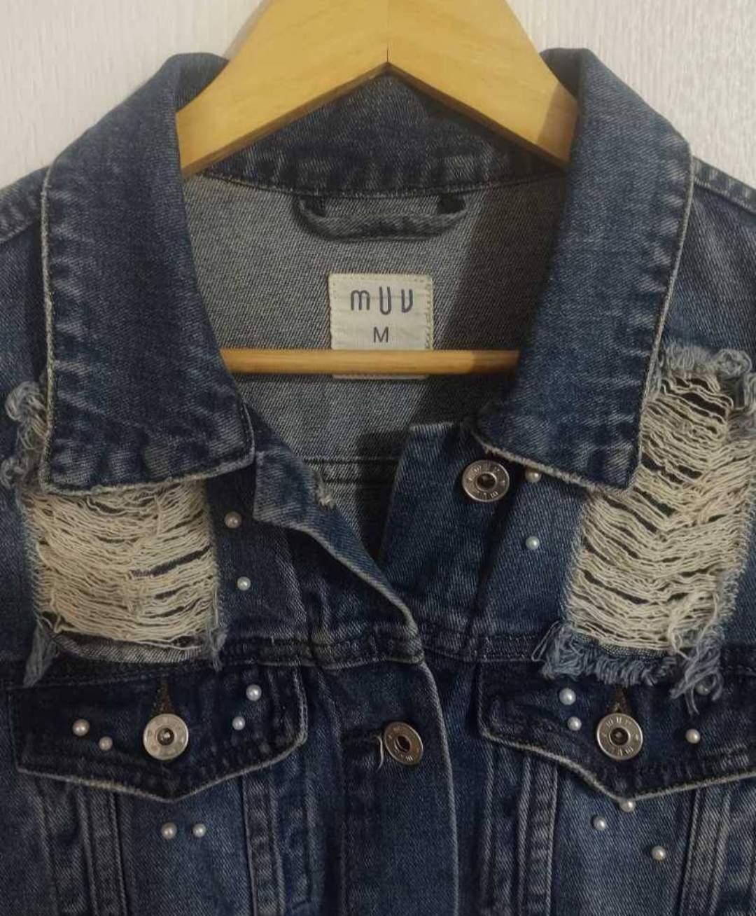 Chaqueta denim azúl - miniatura 3