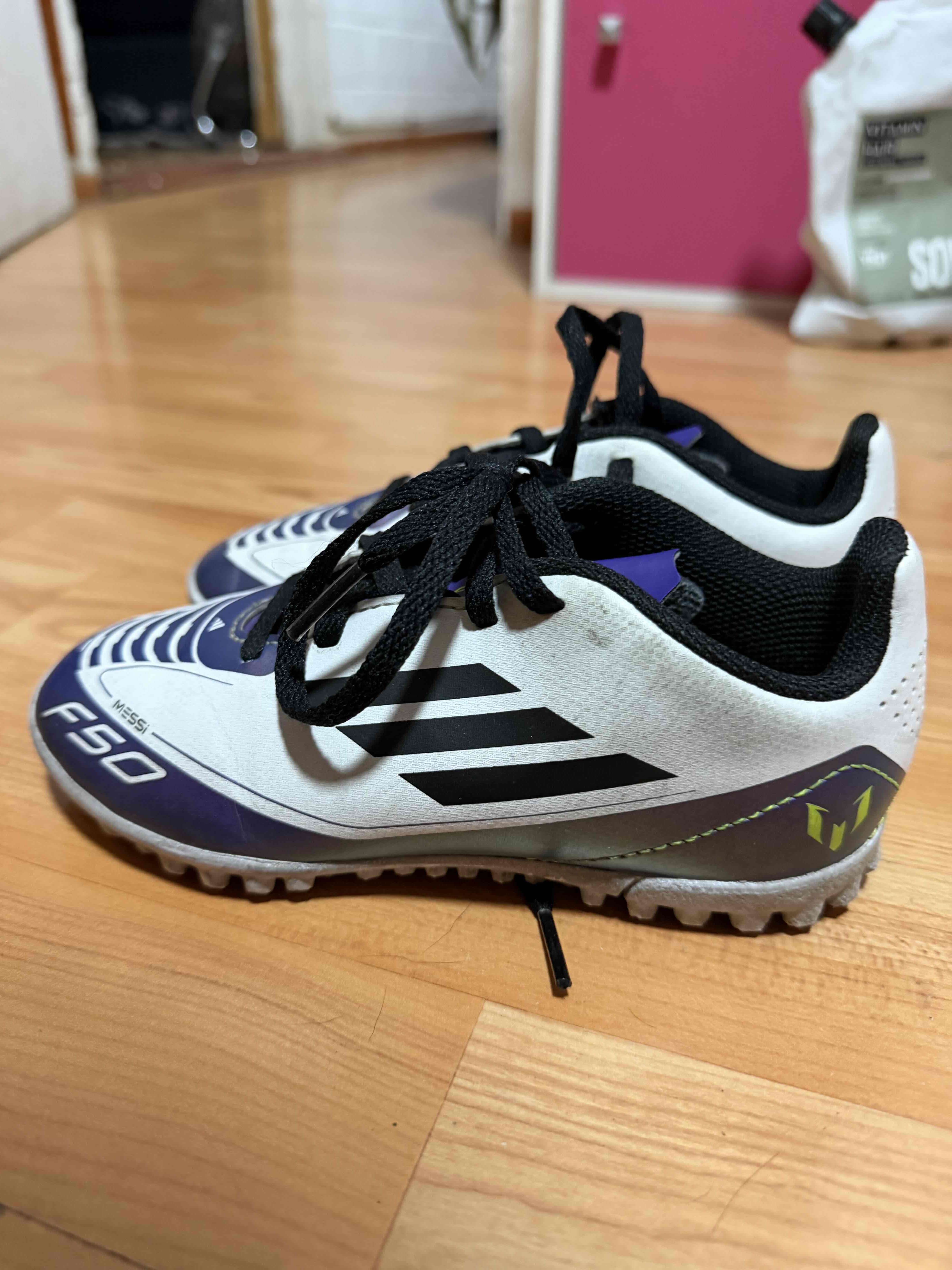 ZAPATOS DE FÚTBOL MESSI F50 CLUB PASTO SINTÉTICO K - miniatura 2