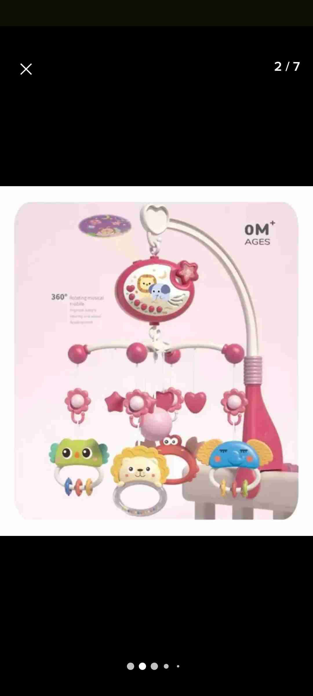 Móvil musical para cuna