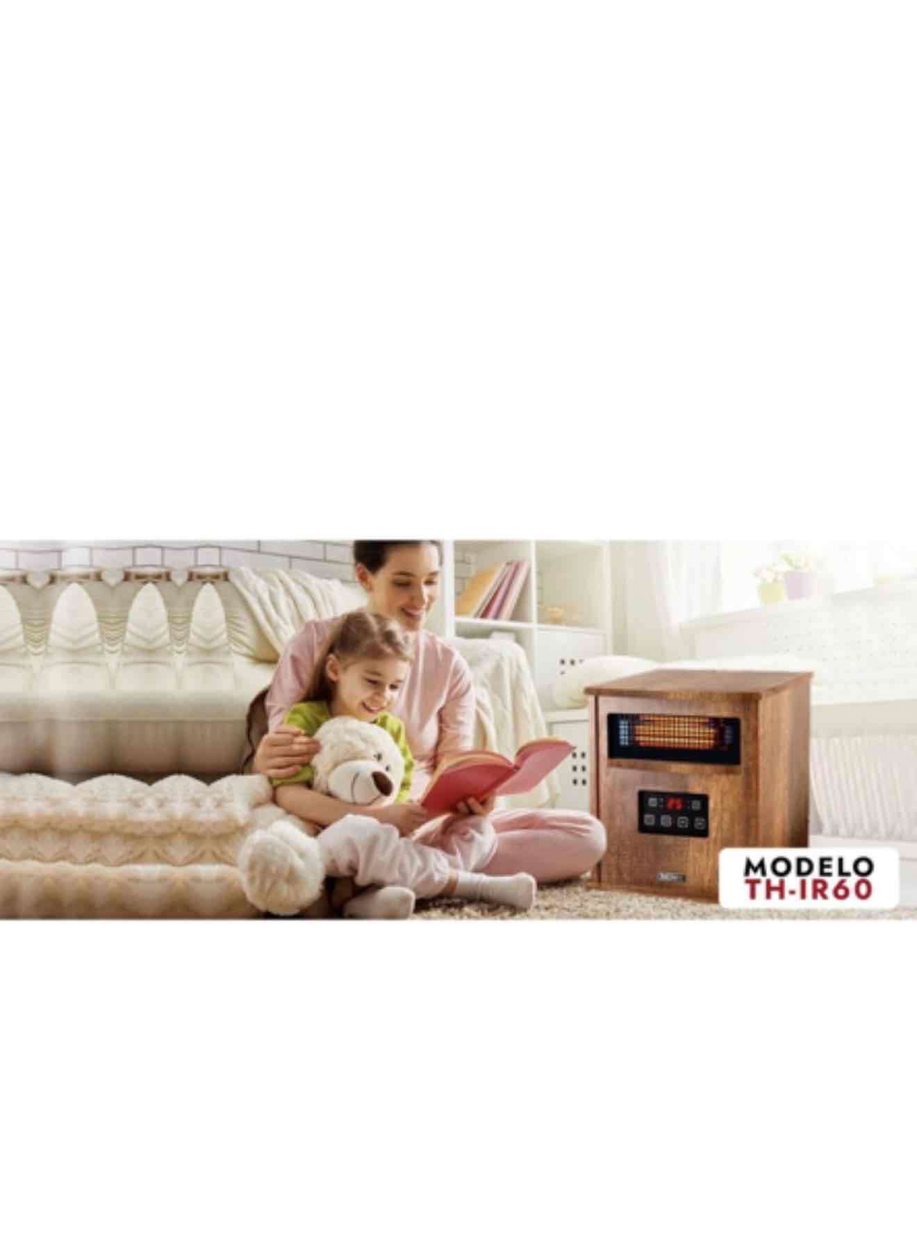 Estufa Infrarroja Con Parlante Bluetooth Th-ir60 - miniatura 3