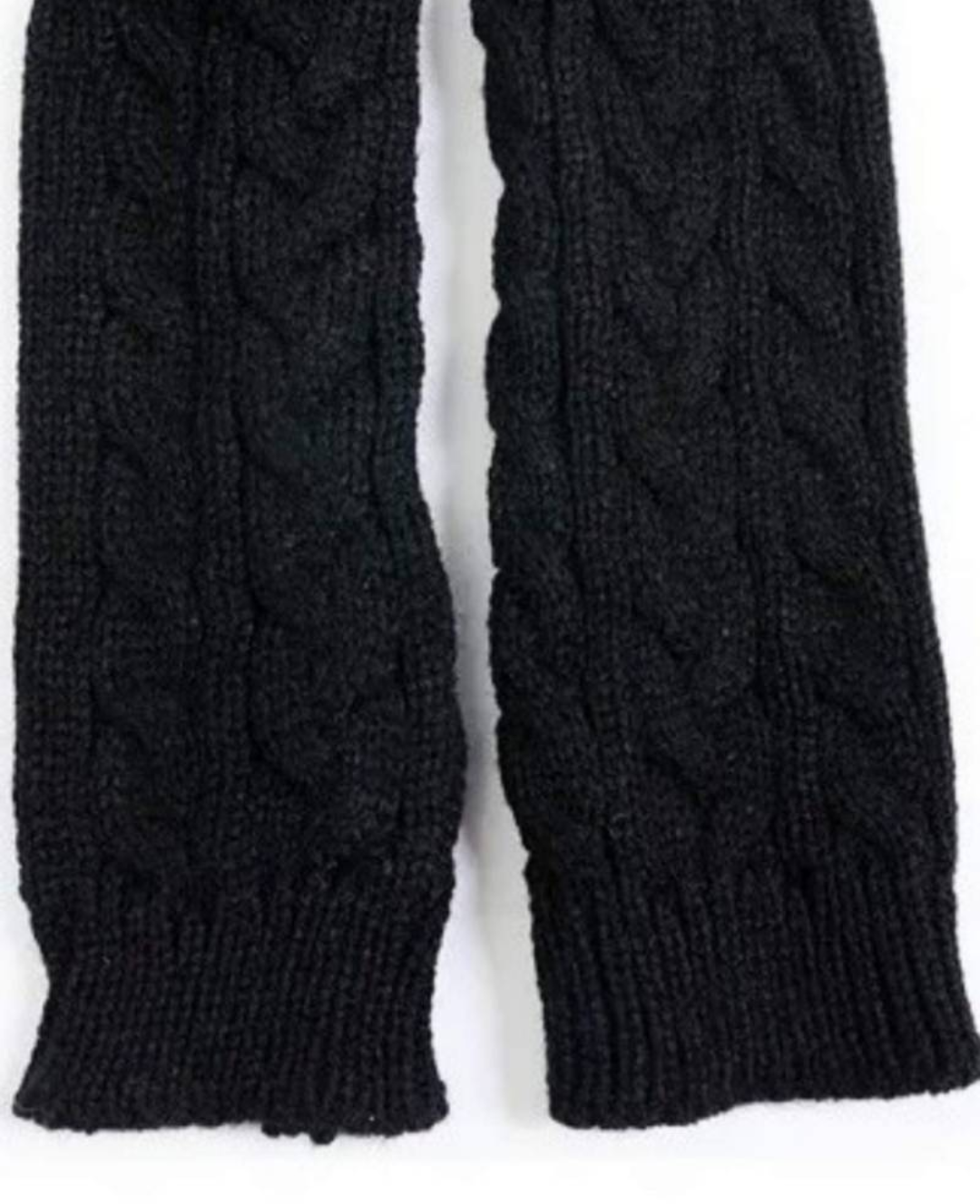 Calentadores de piernas negros (polainas) - miniatura 2