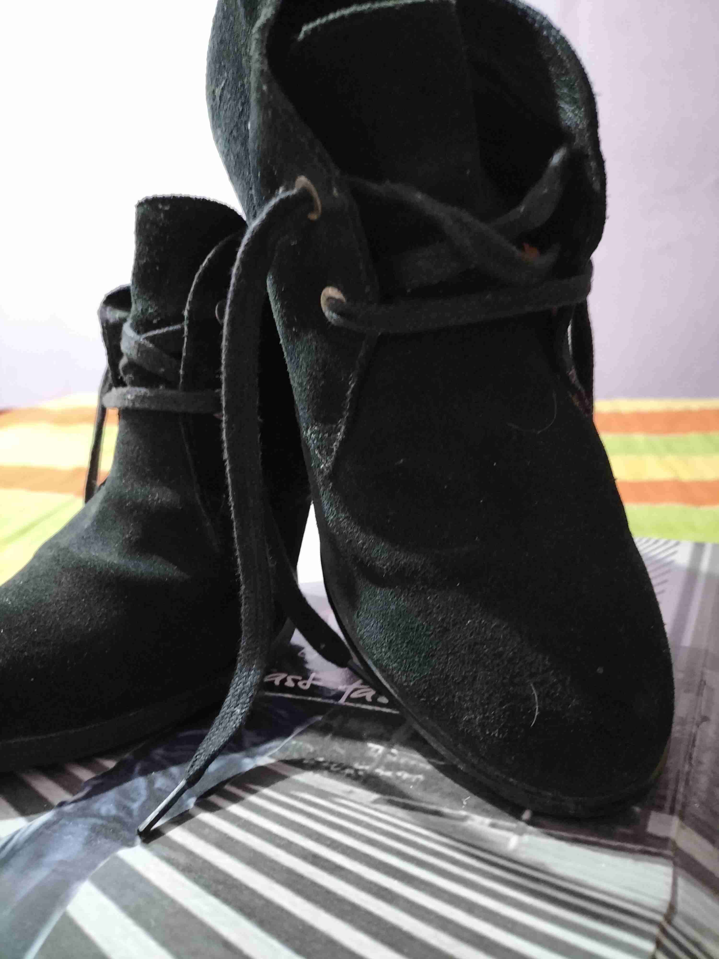 Botines negros de gamuza - miniatura 3