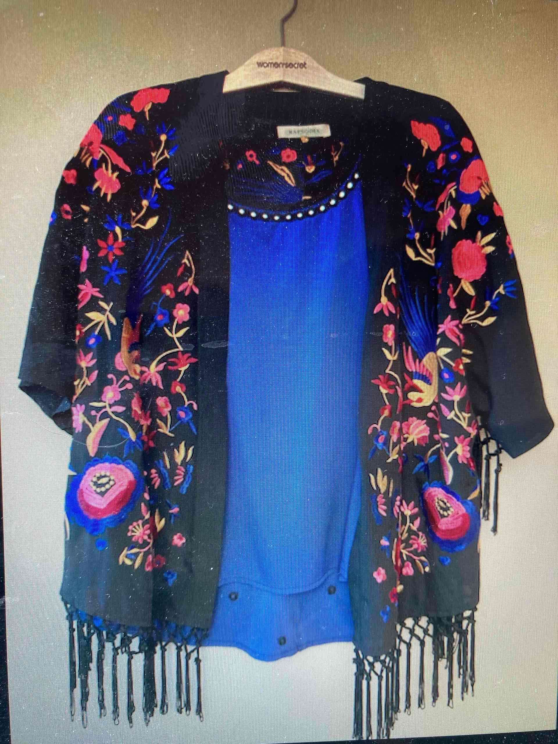 Kimono Rapsodia negro U - miniatura 1