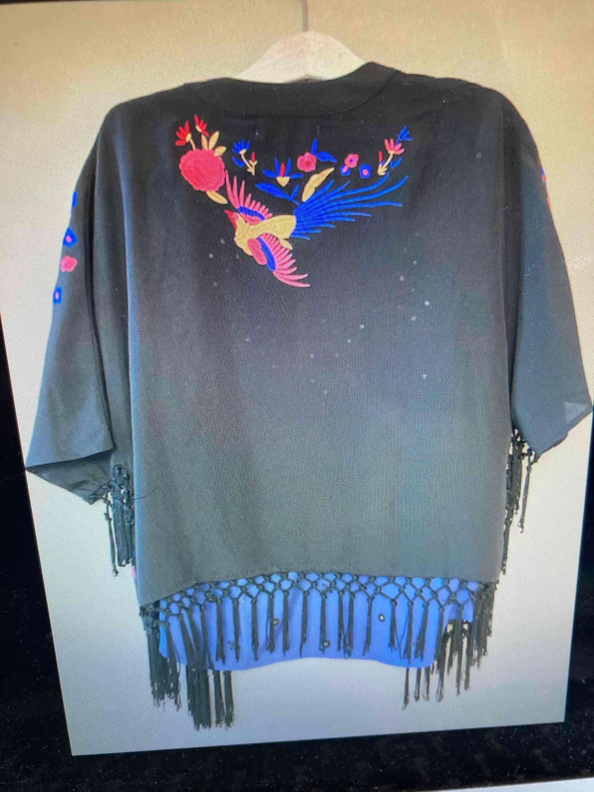 Kimono Rapsodia negro U - miniatura 2