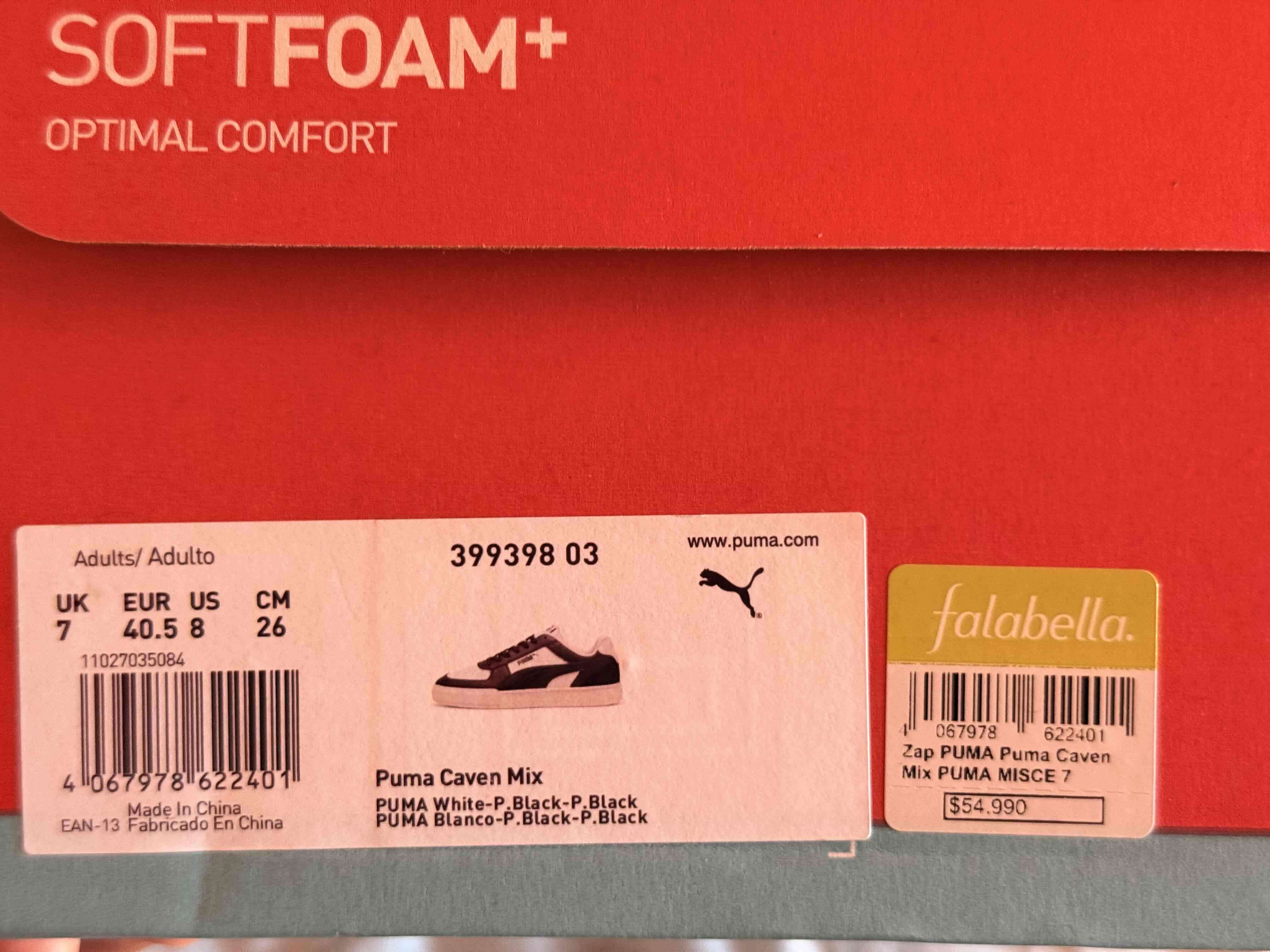 Zapatillas Puma blancas y negras - miniatura 3