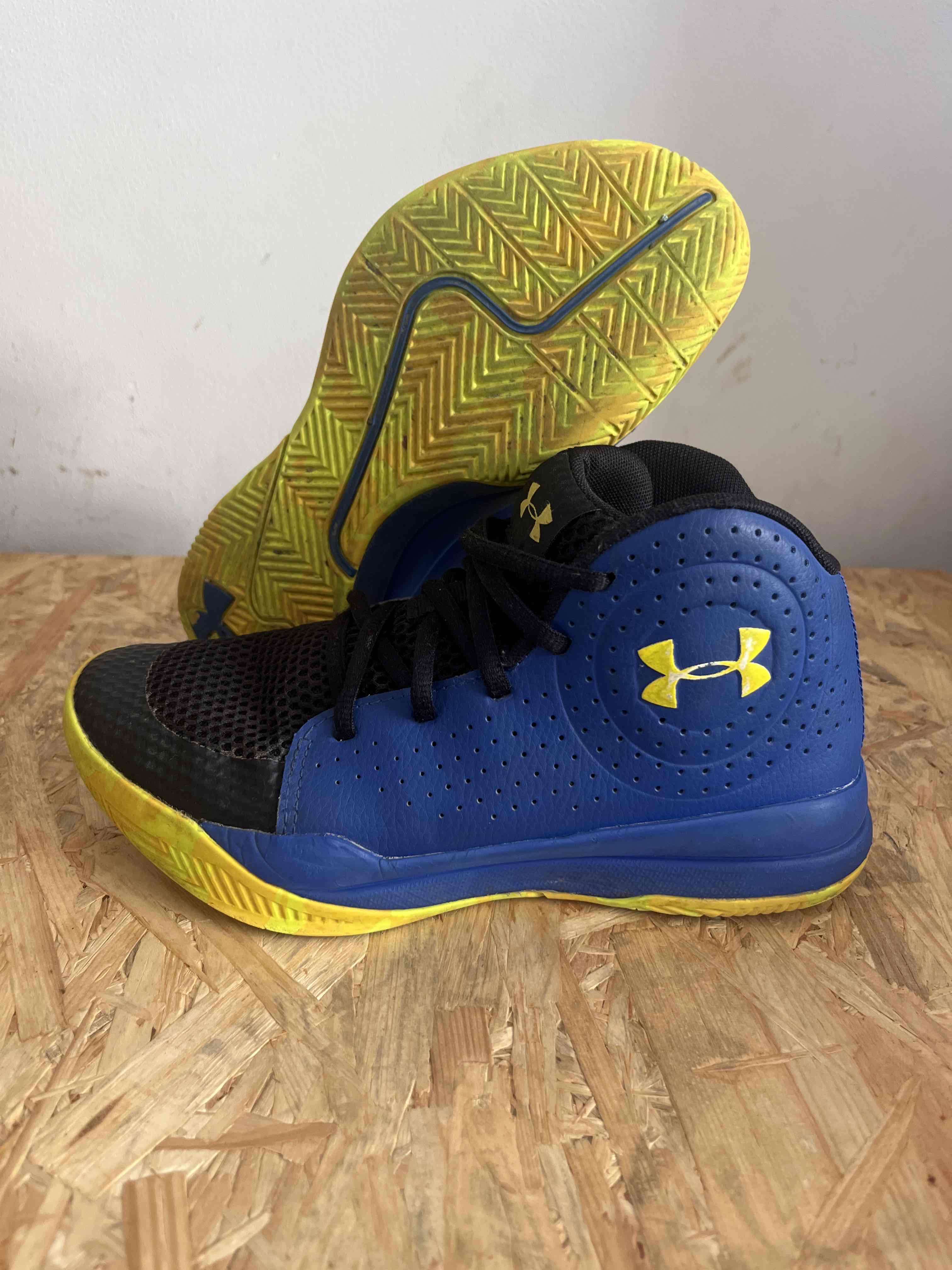 Zapatillas básquetbol niño negras y azules - miniatura 4