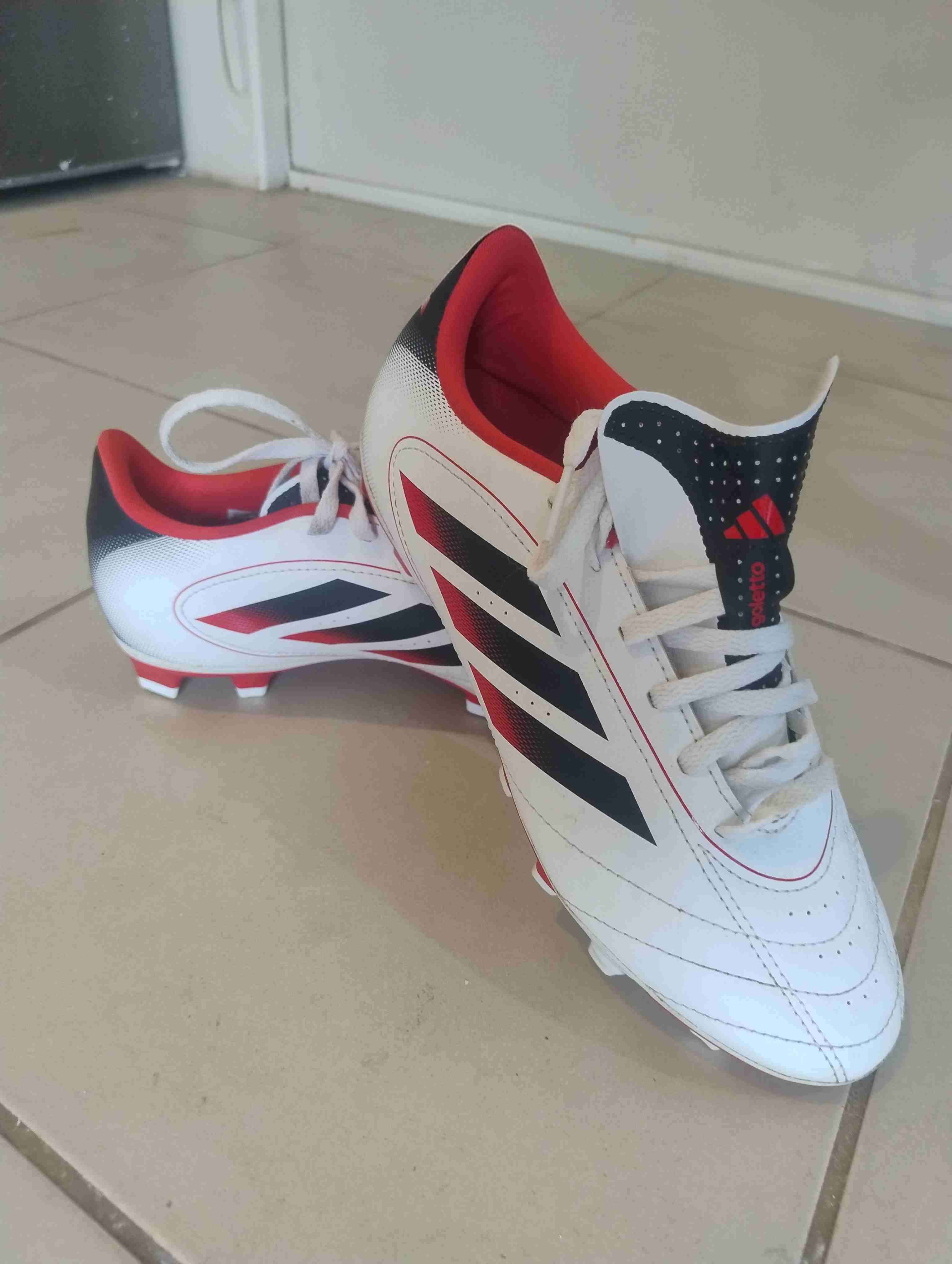 Chutiadores de fútbol blancas Adidas - miniatura 1