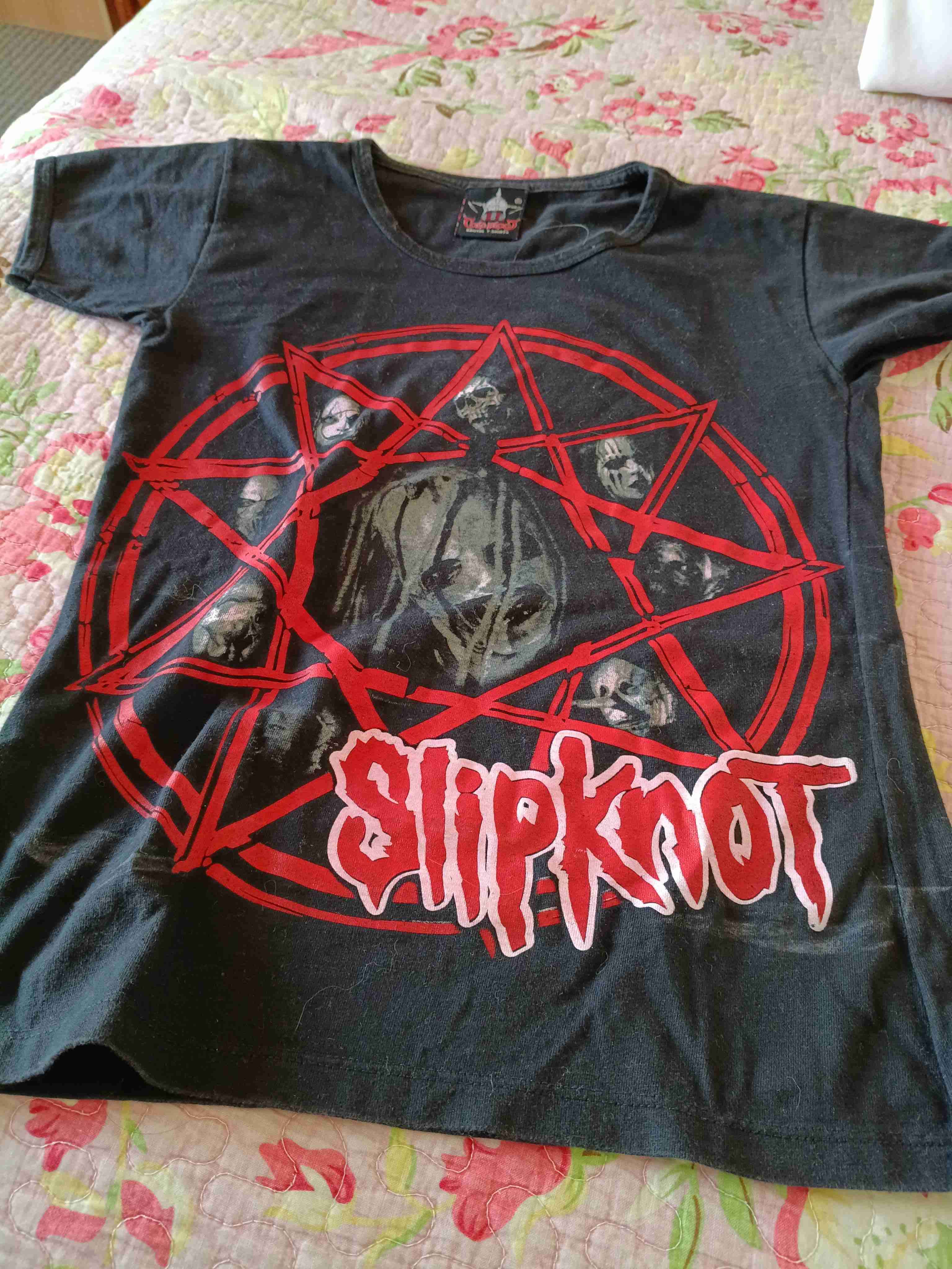 Polera negra Slipknot estampada - miniatura 2