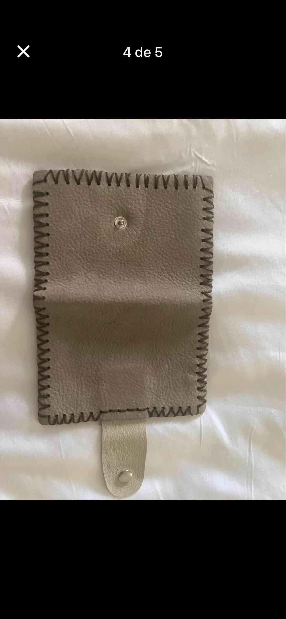 Billetera nueva 100% cuero  libreta de cuero - miniatura 2