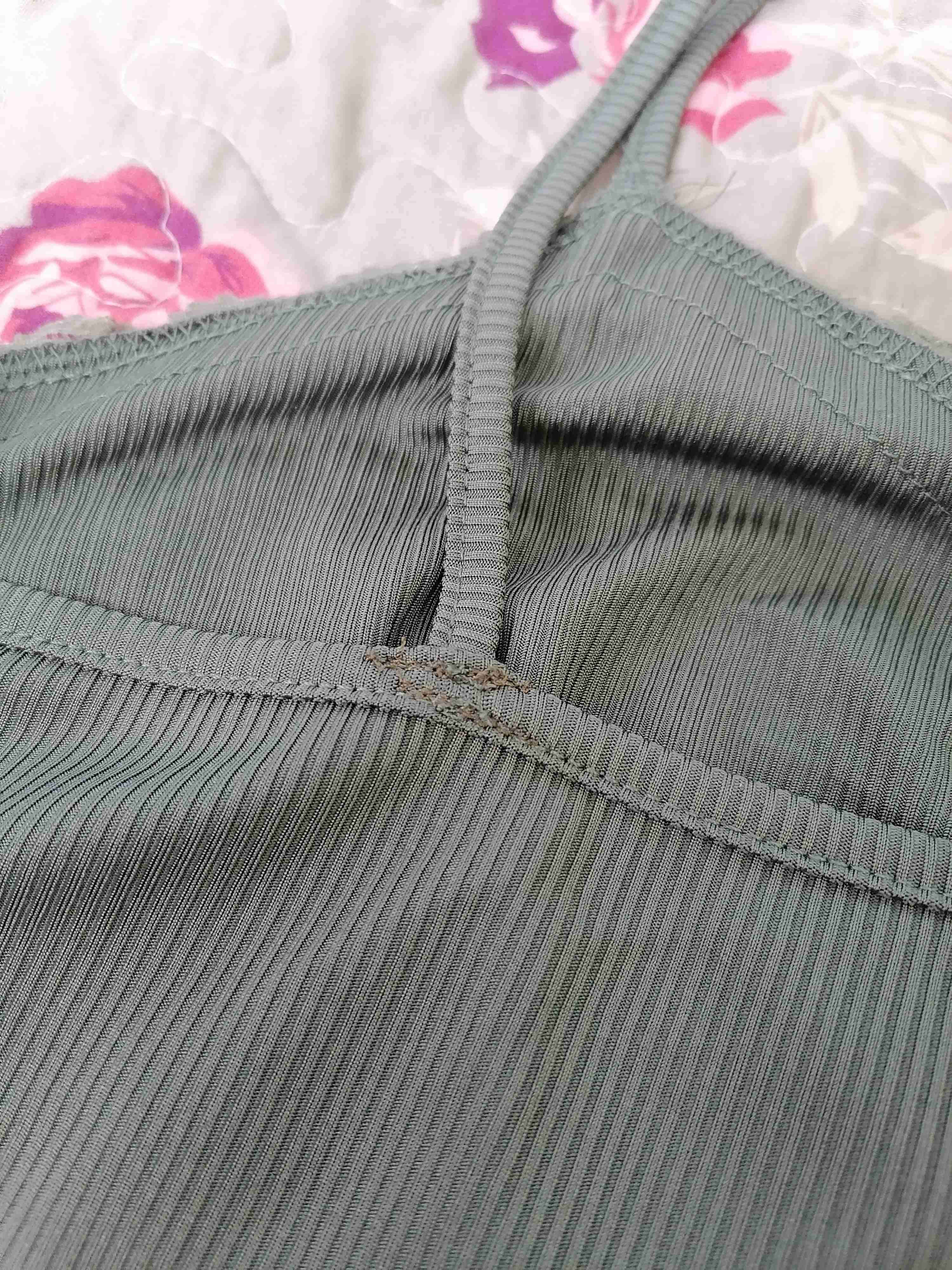 Bralette verde con encaje - miniatura 3