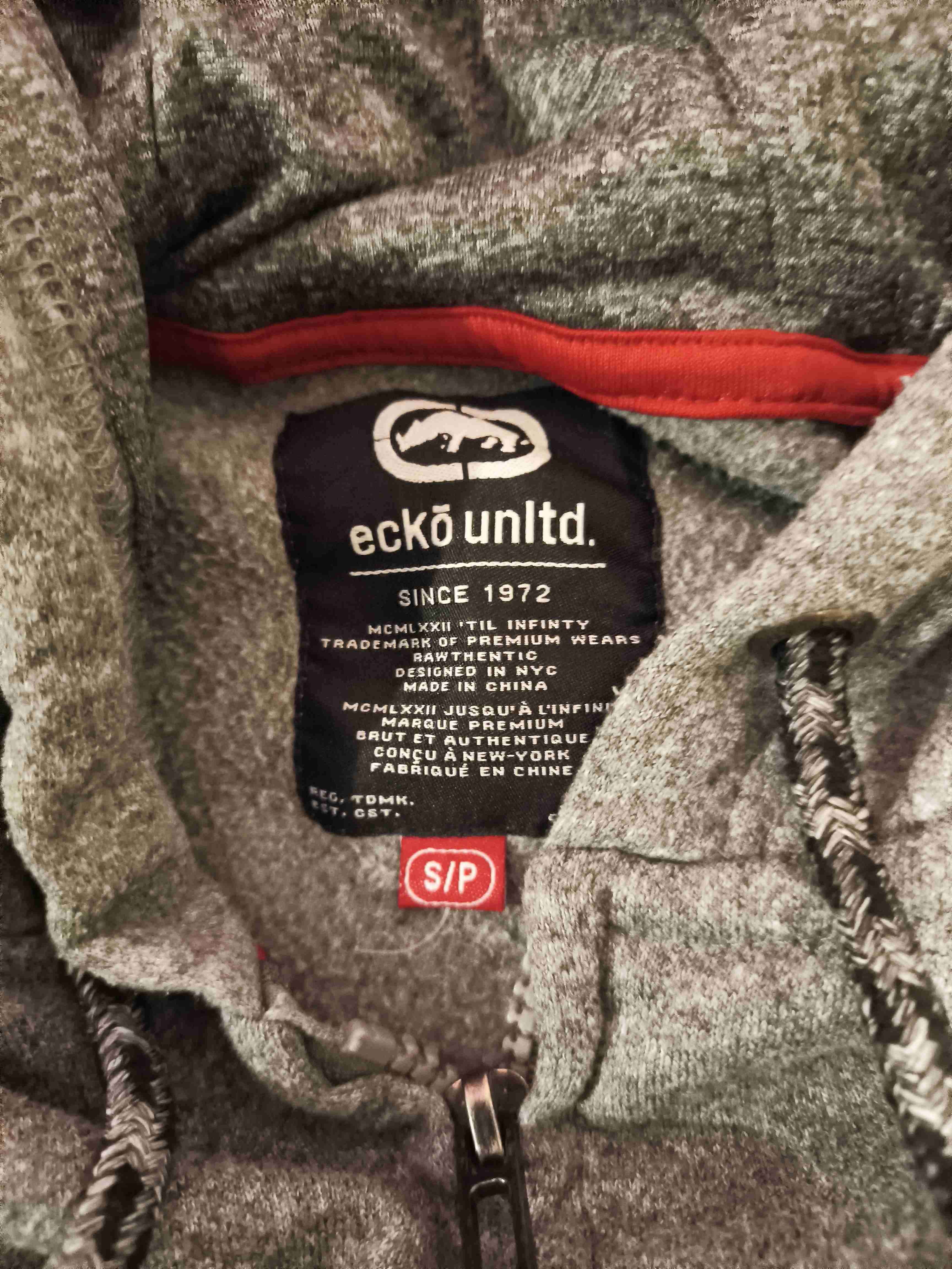 Polerón gris con capucha Ecko - miniatura 2