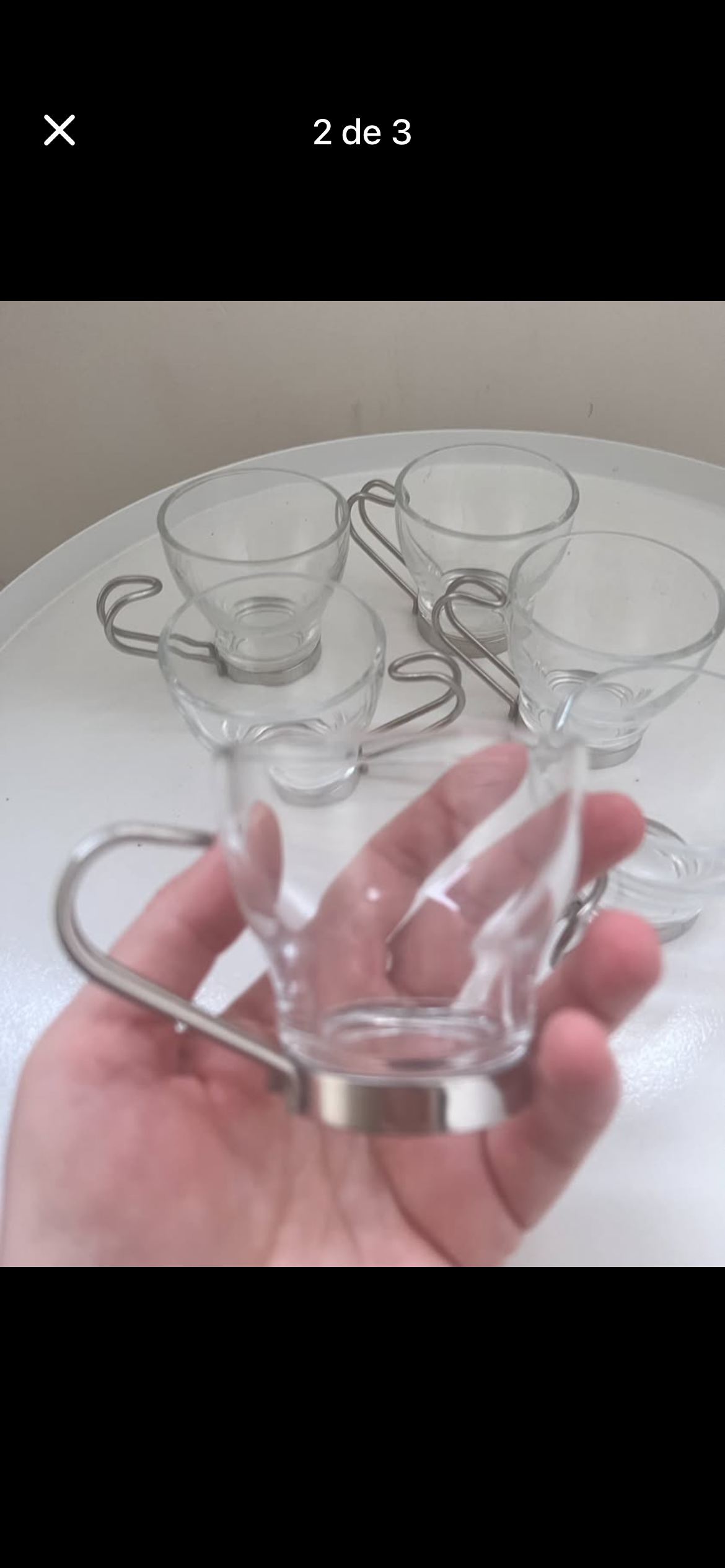 Juego de tazas de vidrio - miniatura 1