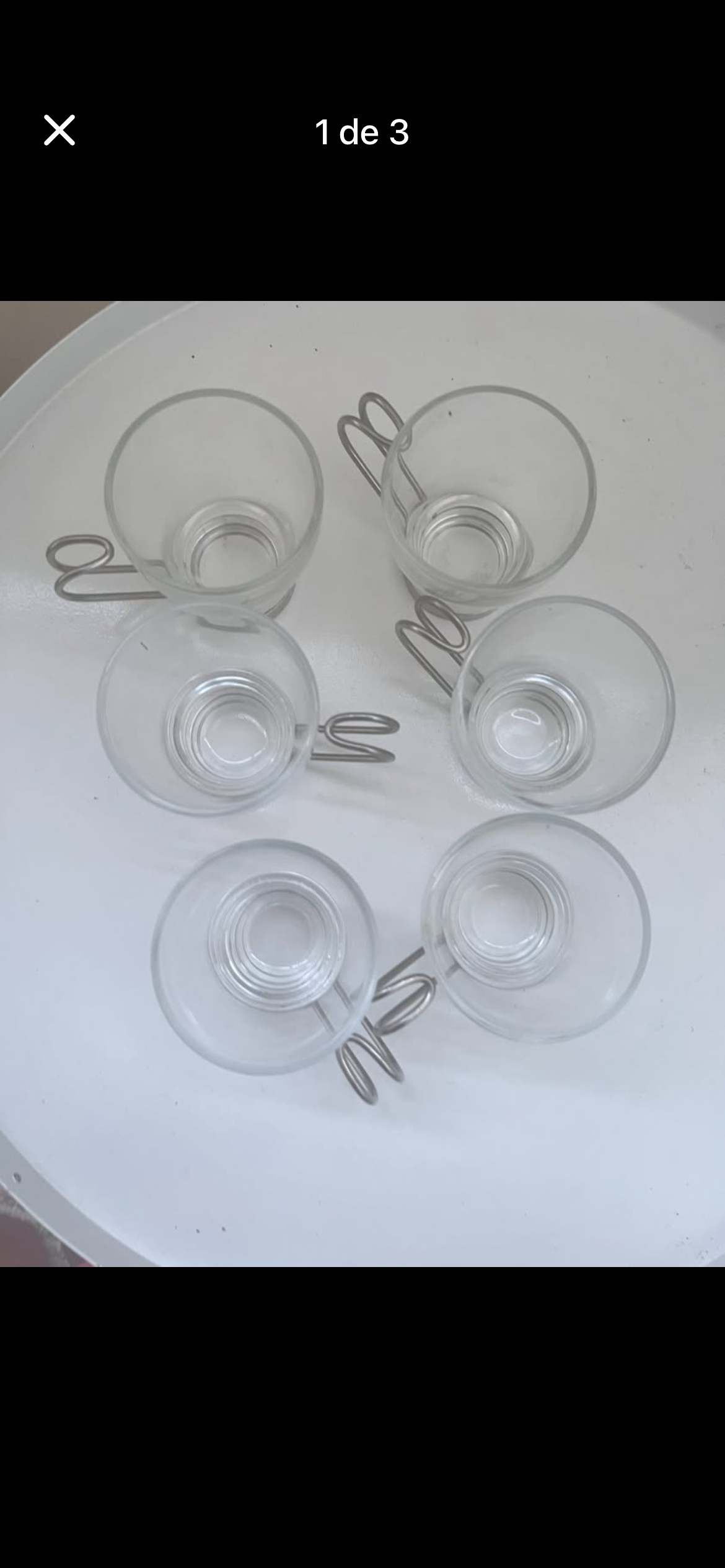 Juego de tazas de vidrio - miniatura 2