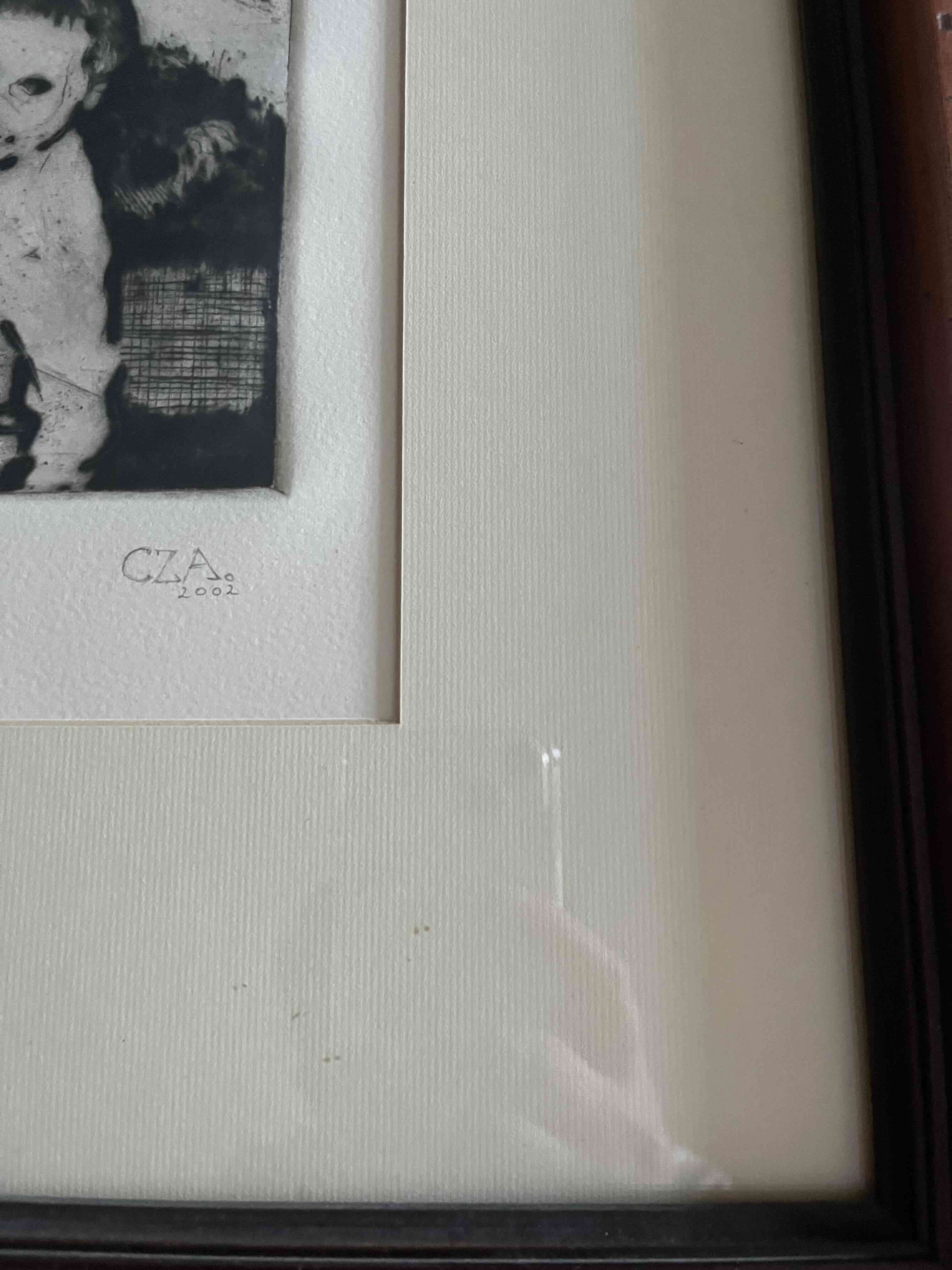 Grabado  enmarcado 53 x 53 - miniatura 2