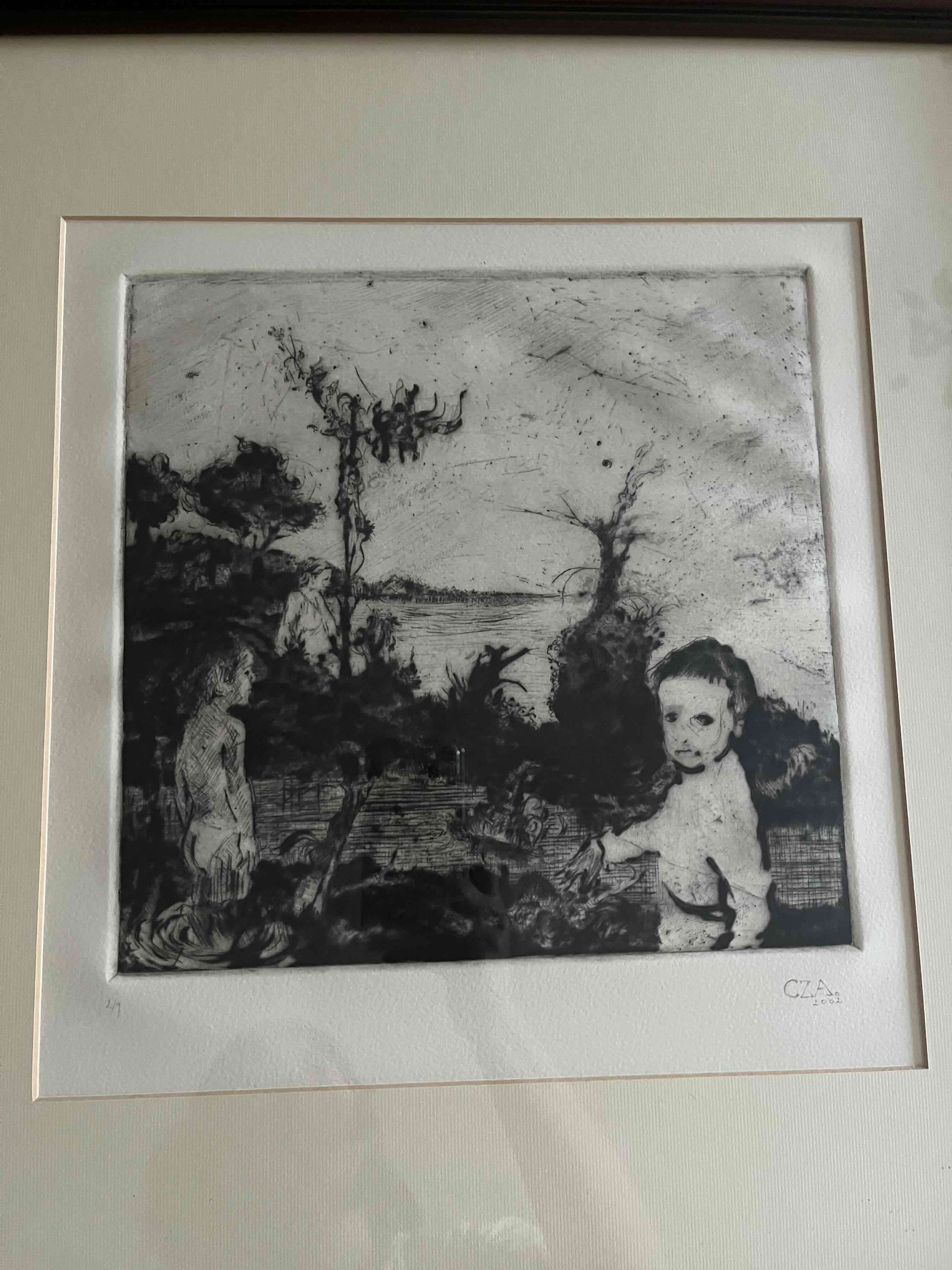 Grabado  enmarcado 53 x 53 - miniatura 3