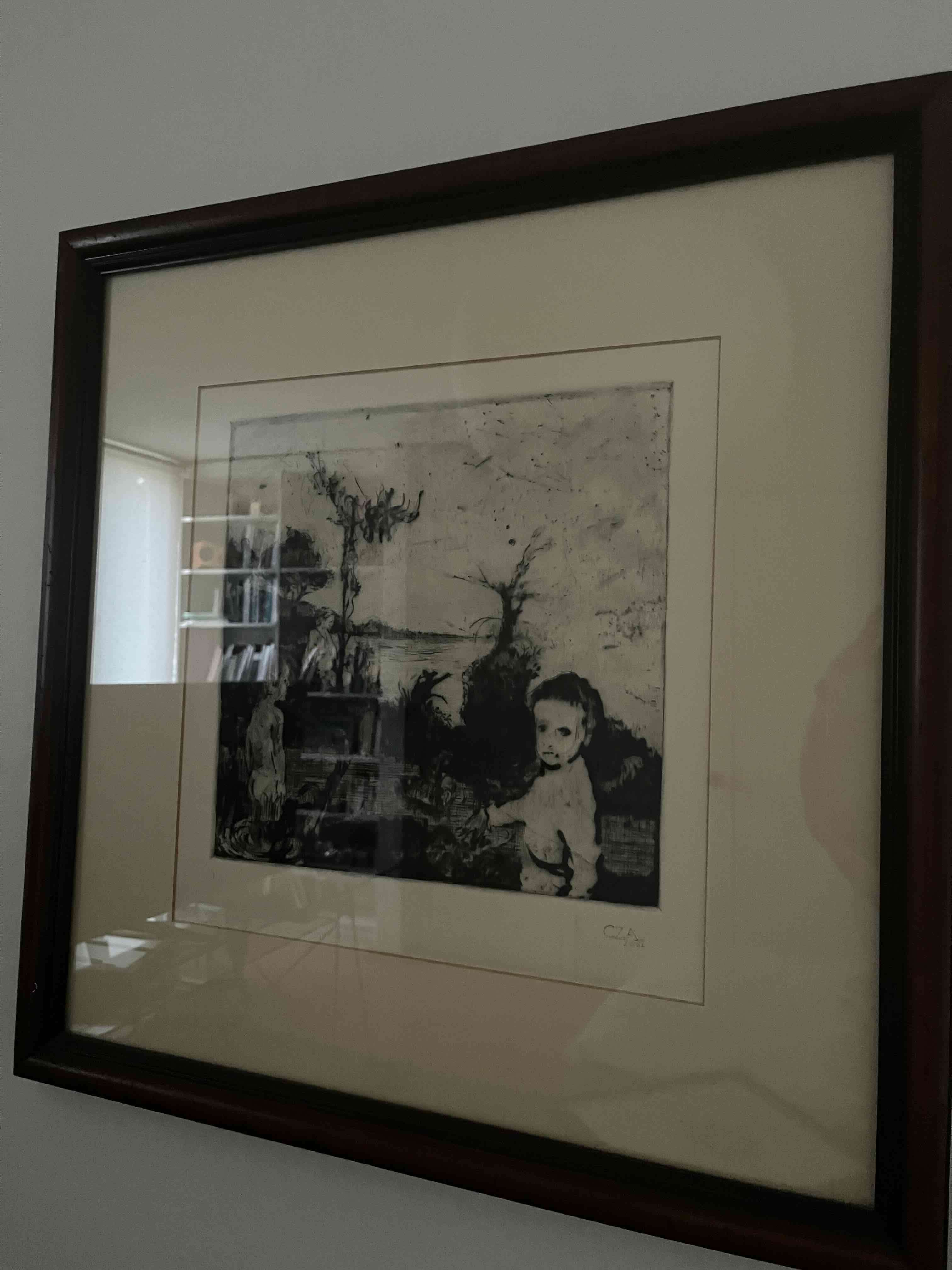 Grabado  enmarcado 53 x 53 - miniatura 5