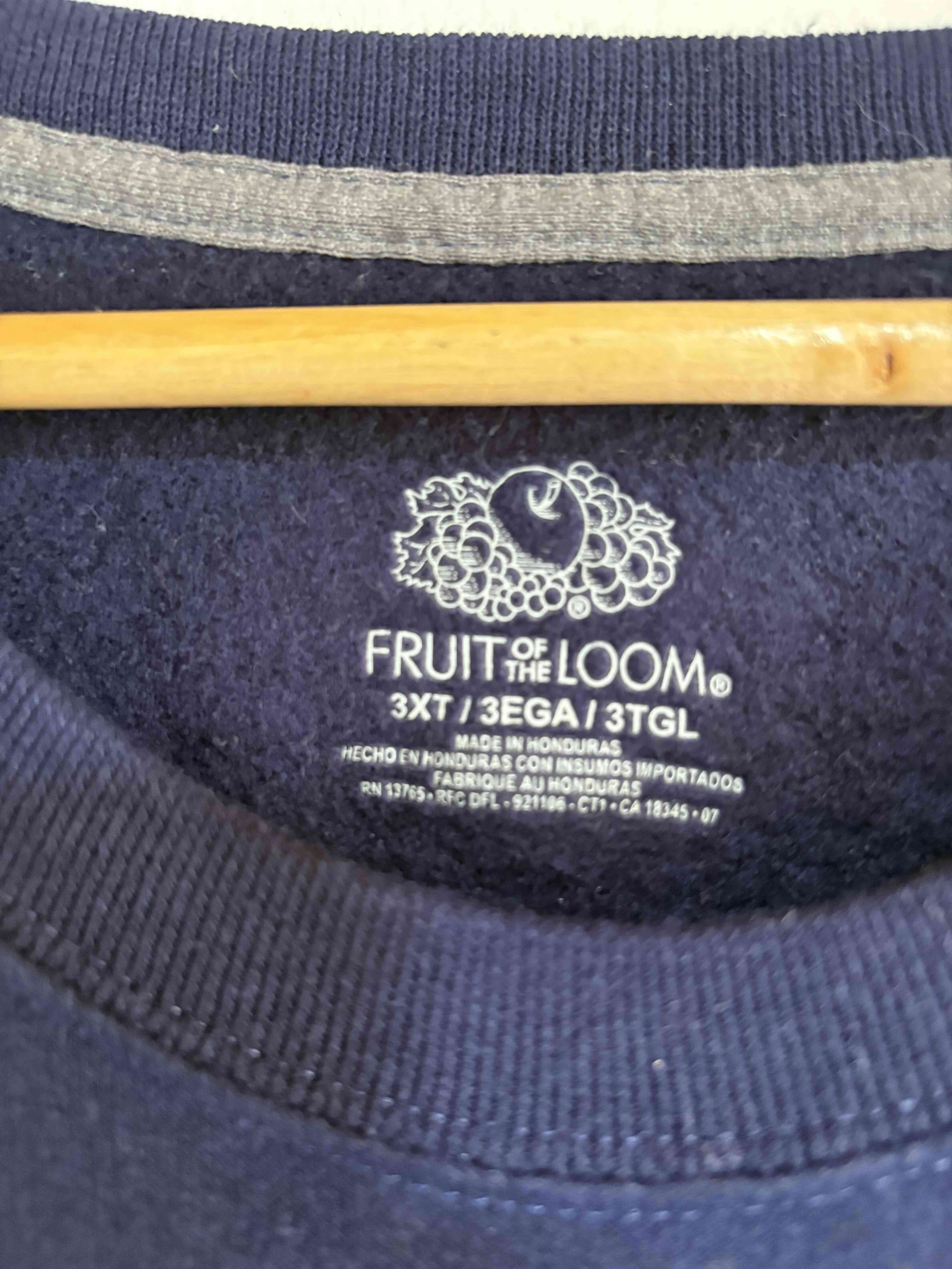 Poleron azul oscuro unisex 3XL - miniatura 2