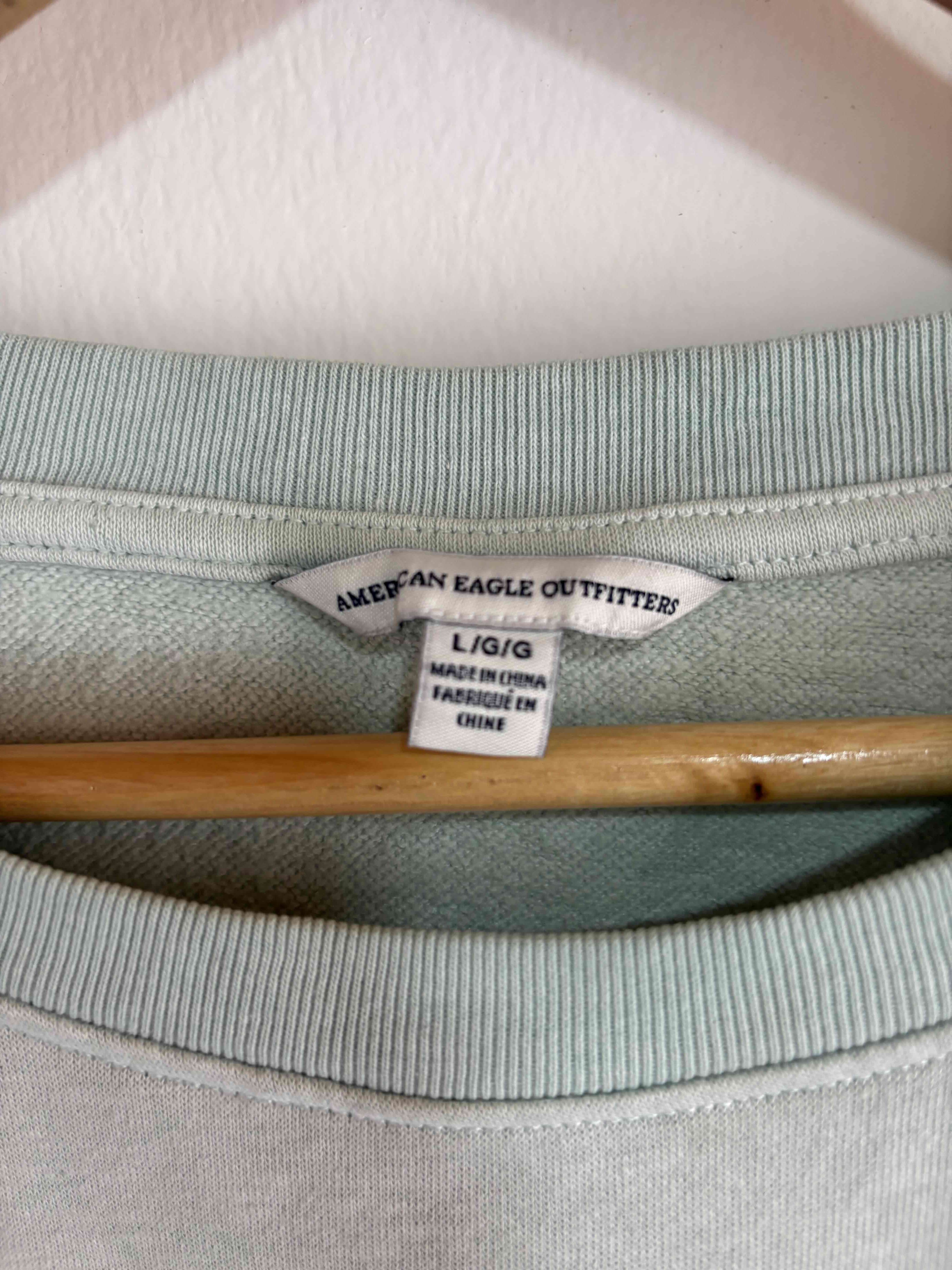 Polerón verde claro unisex - miniatura 2