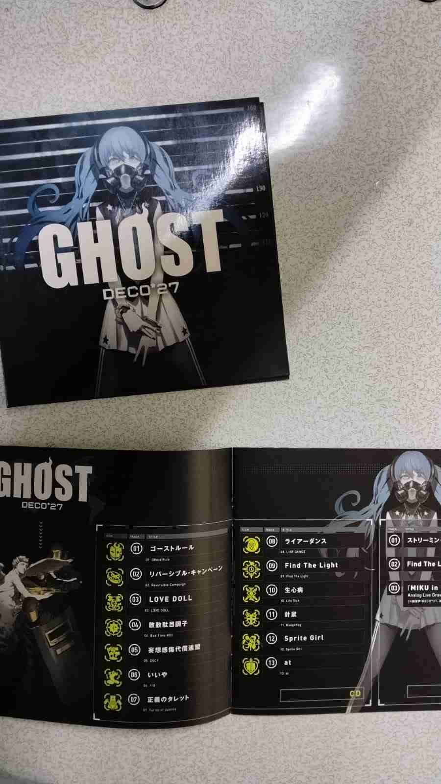 Ghost CD edición limitada Deco*27feat Hatsune Miku - miniatura 6