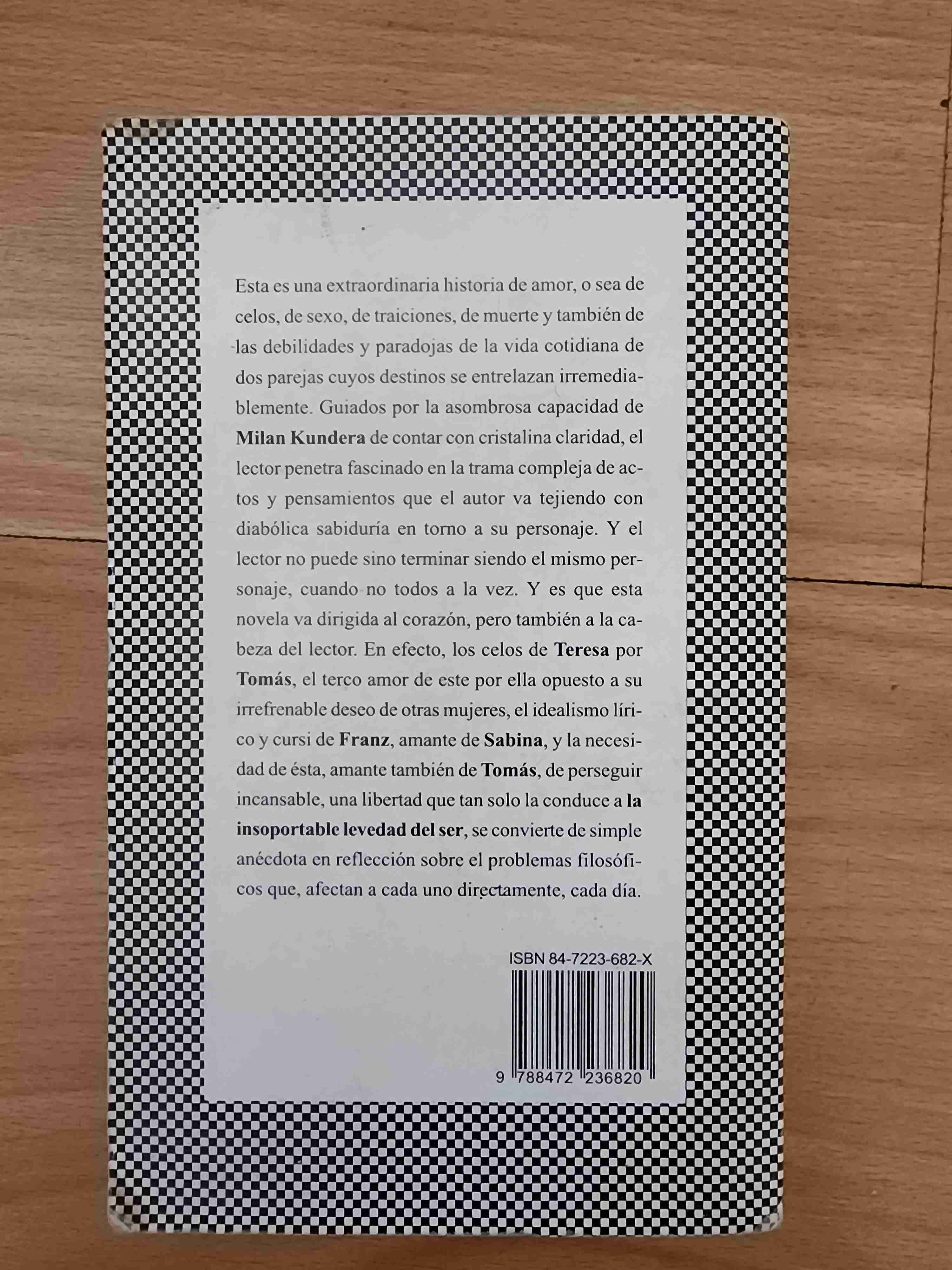 Libro La Insoportable Levedad del Ser - miniatura 2