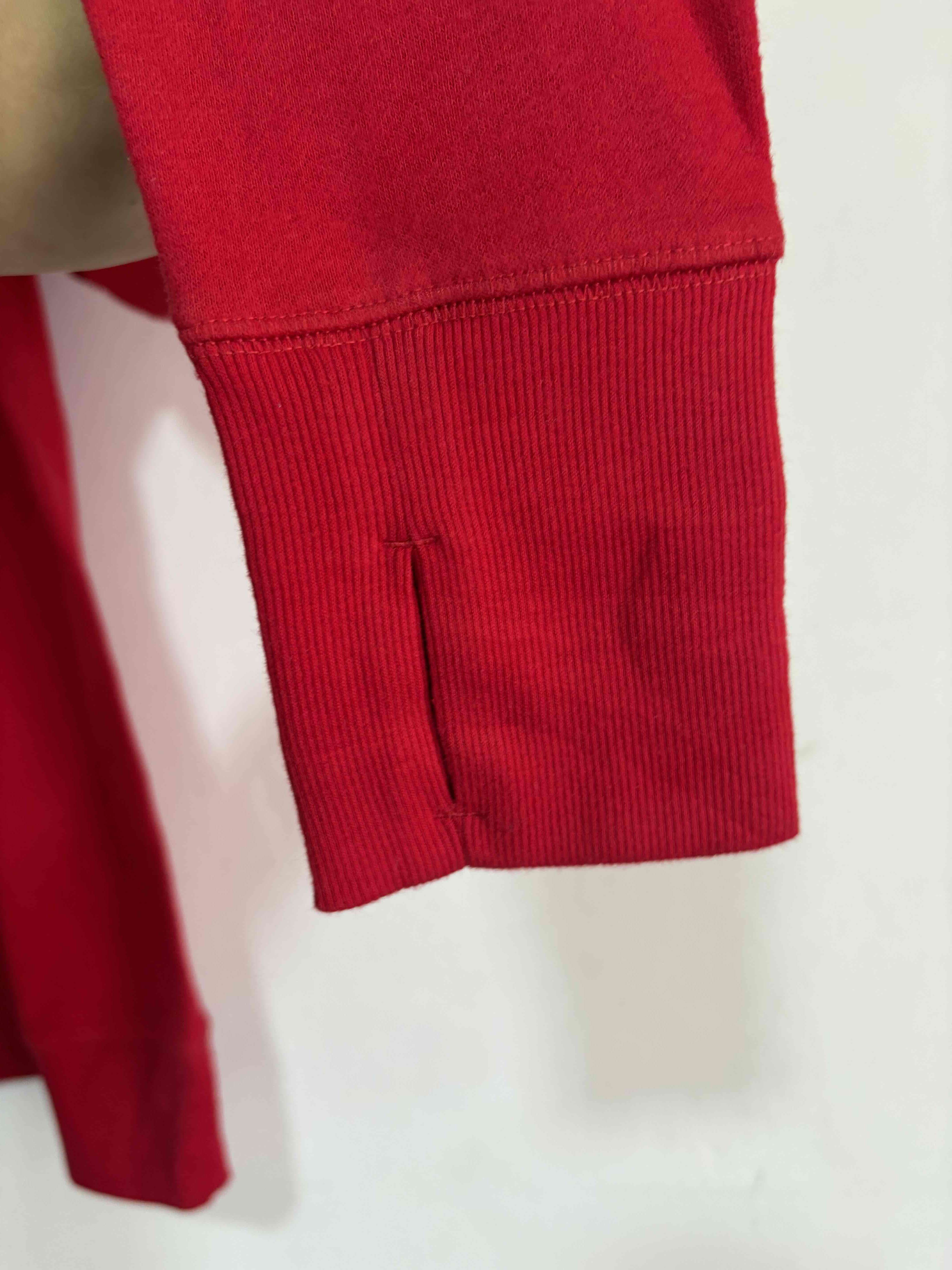 Polerón rojo de algodón - miniatura 2