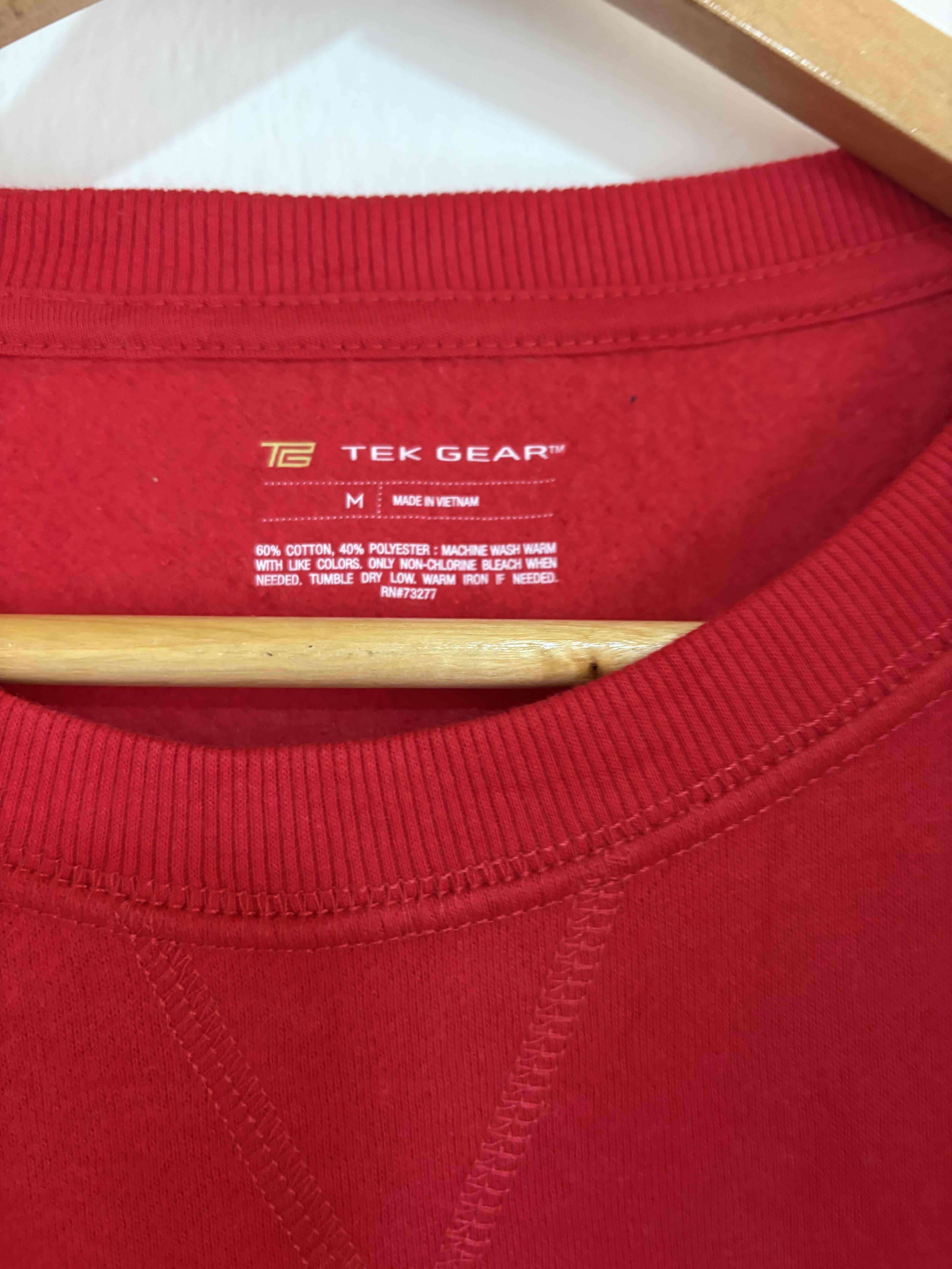 Polerón rojo de algodón - miniatura 3