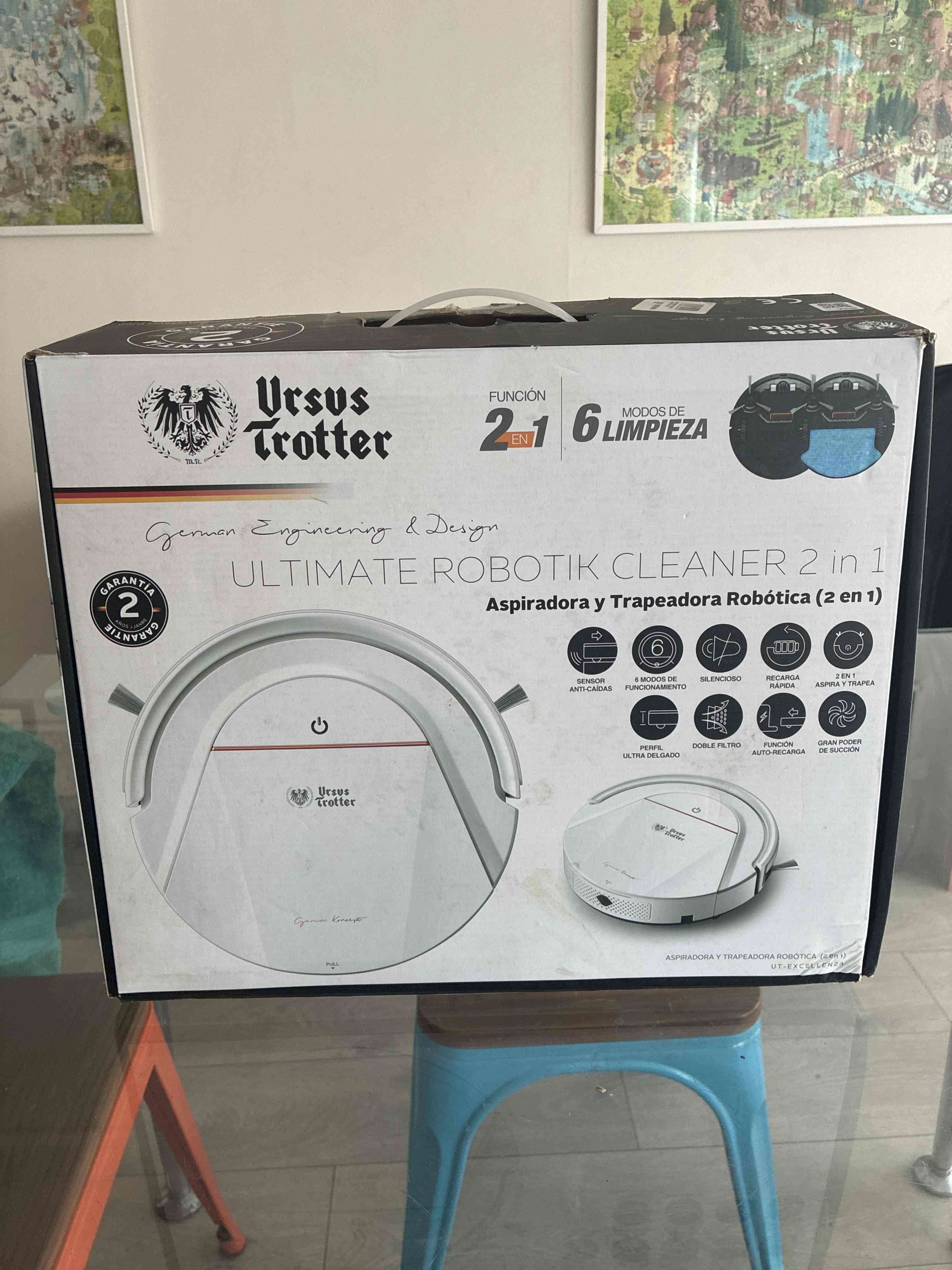 Aspiradora robot Ursus Trotter 2 en 1 - miniatura 1