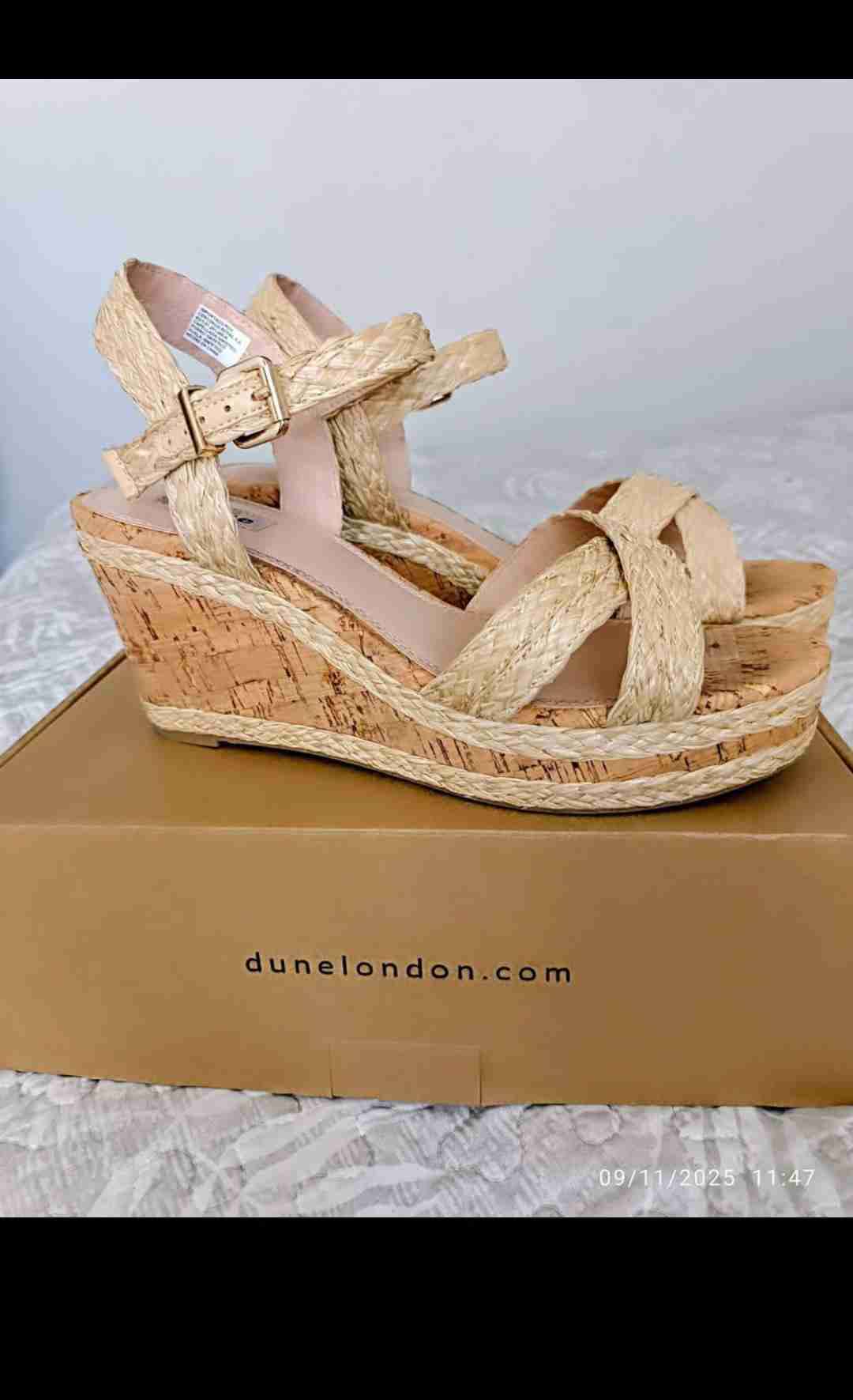 Sandalias plataforma color natural - miniatura 2