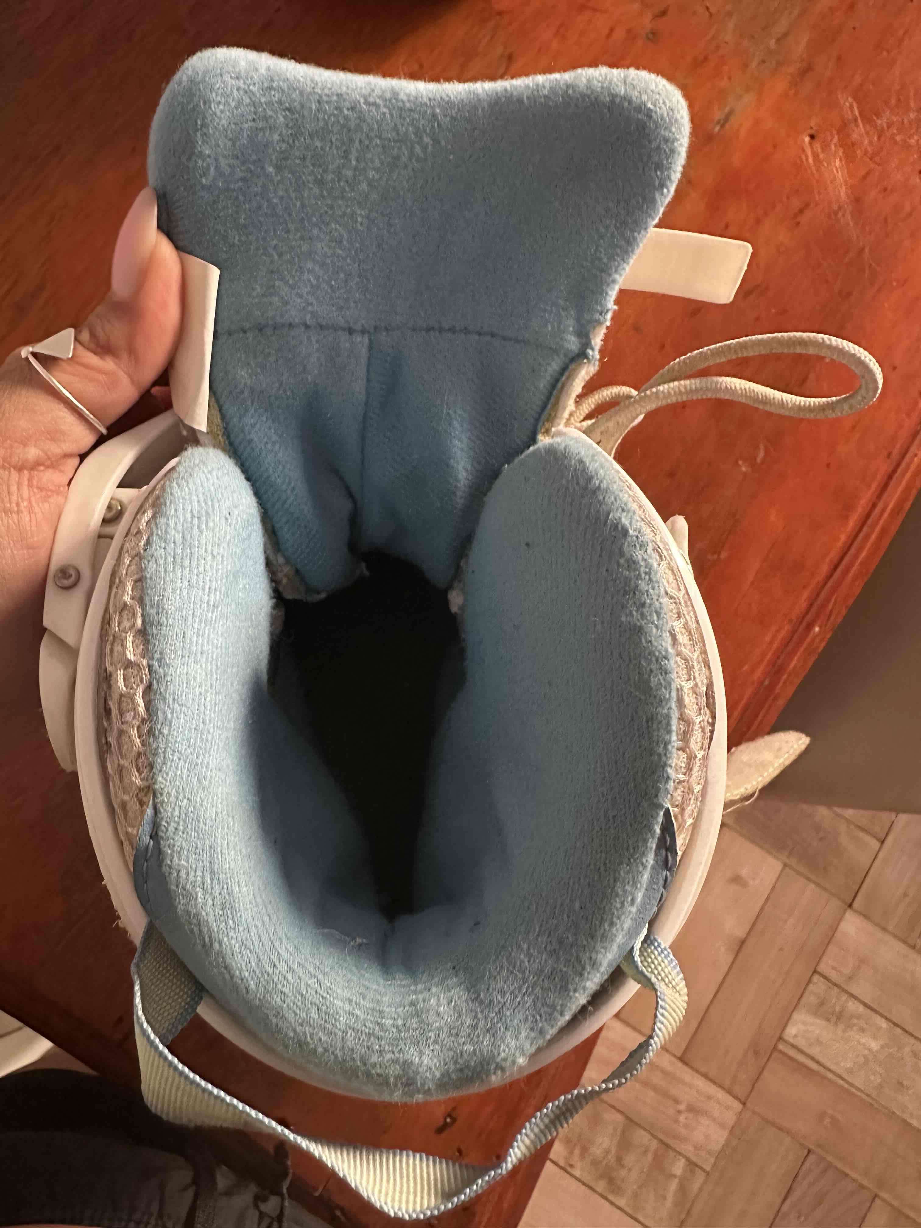 Patines en línea azul y blanco 24 cms / nro 37 - miniatura 3