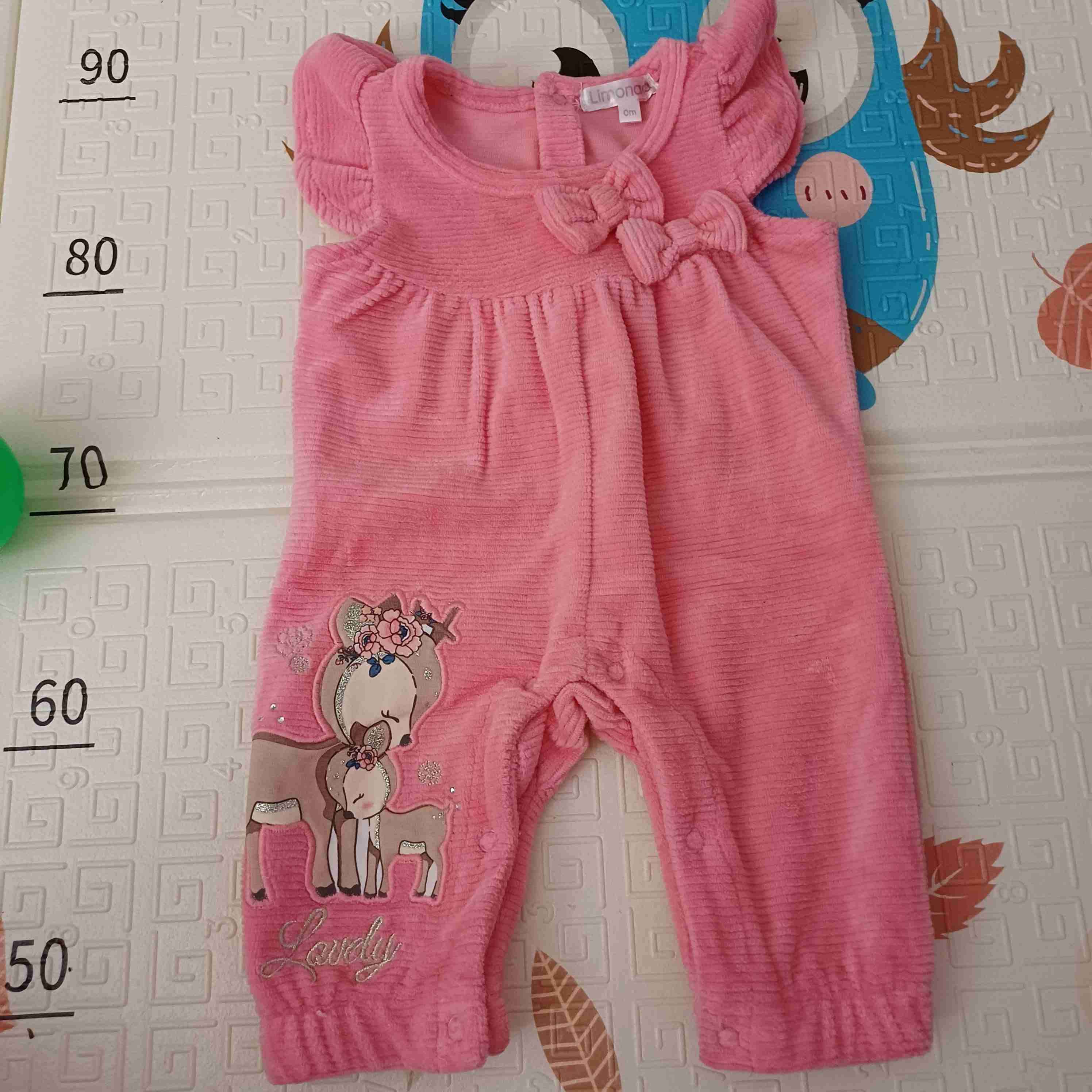 Enterito rosado para bebé - miniatura 1