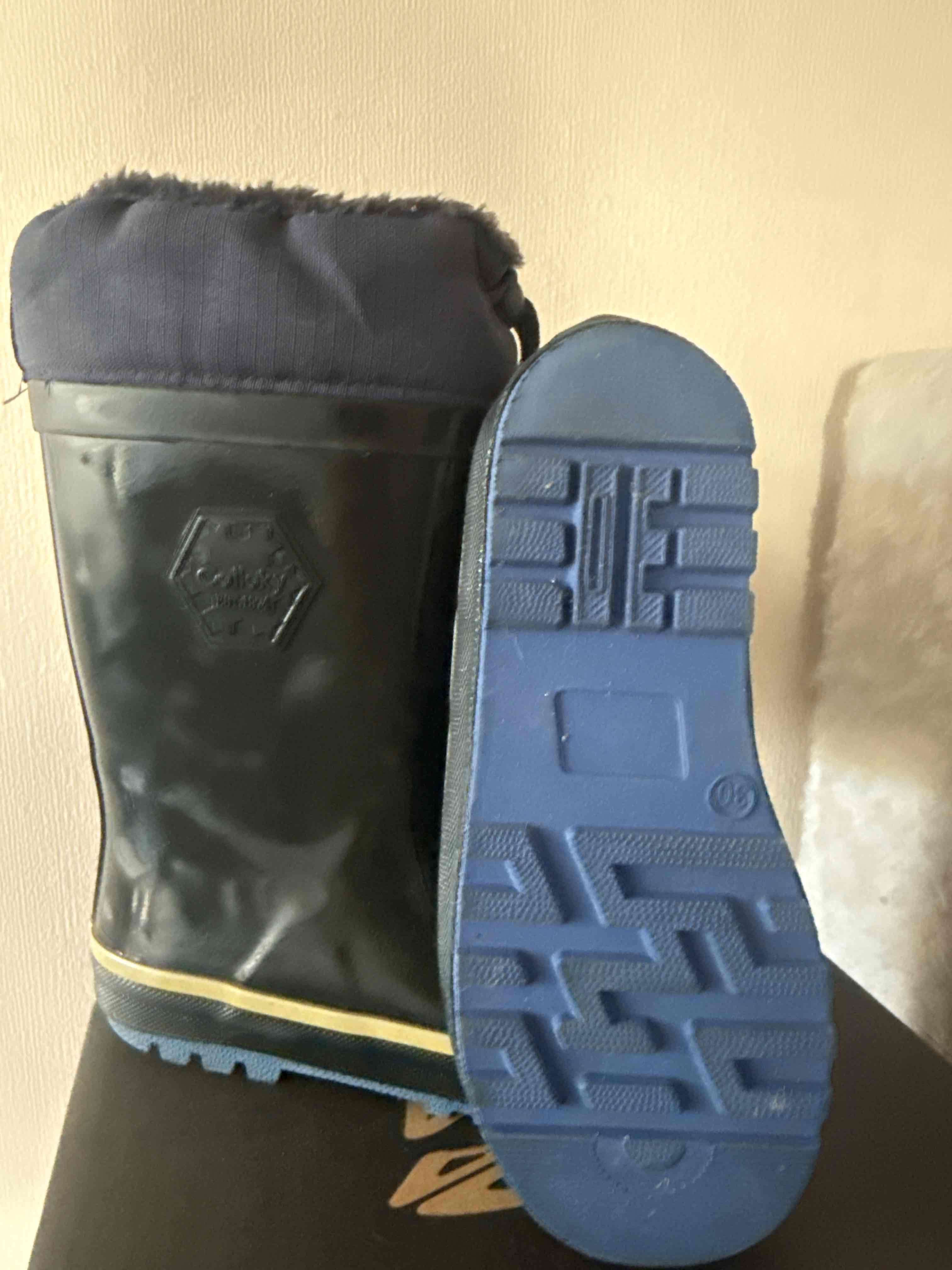 Botas de lluvia azules para niños - miniatura 2