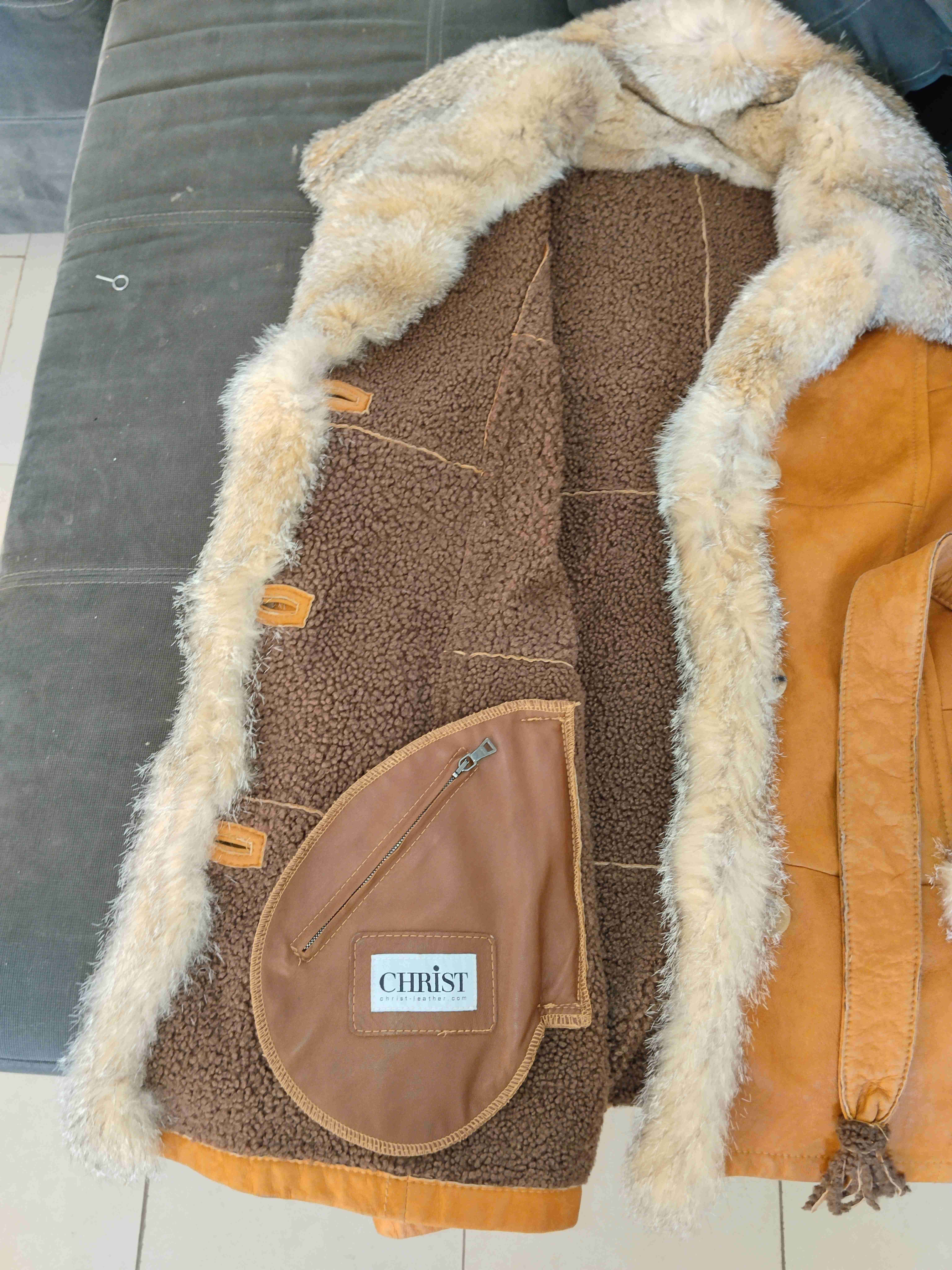 Abrigo de piel  marrón - miniatura 2