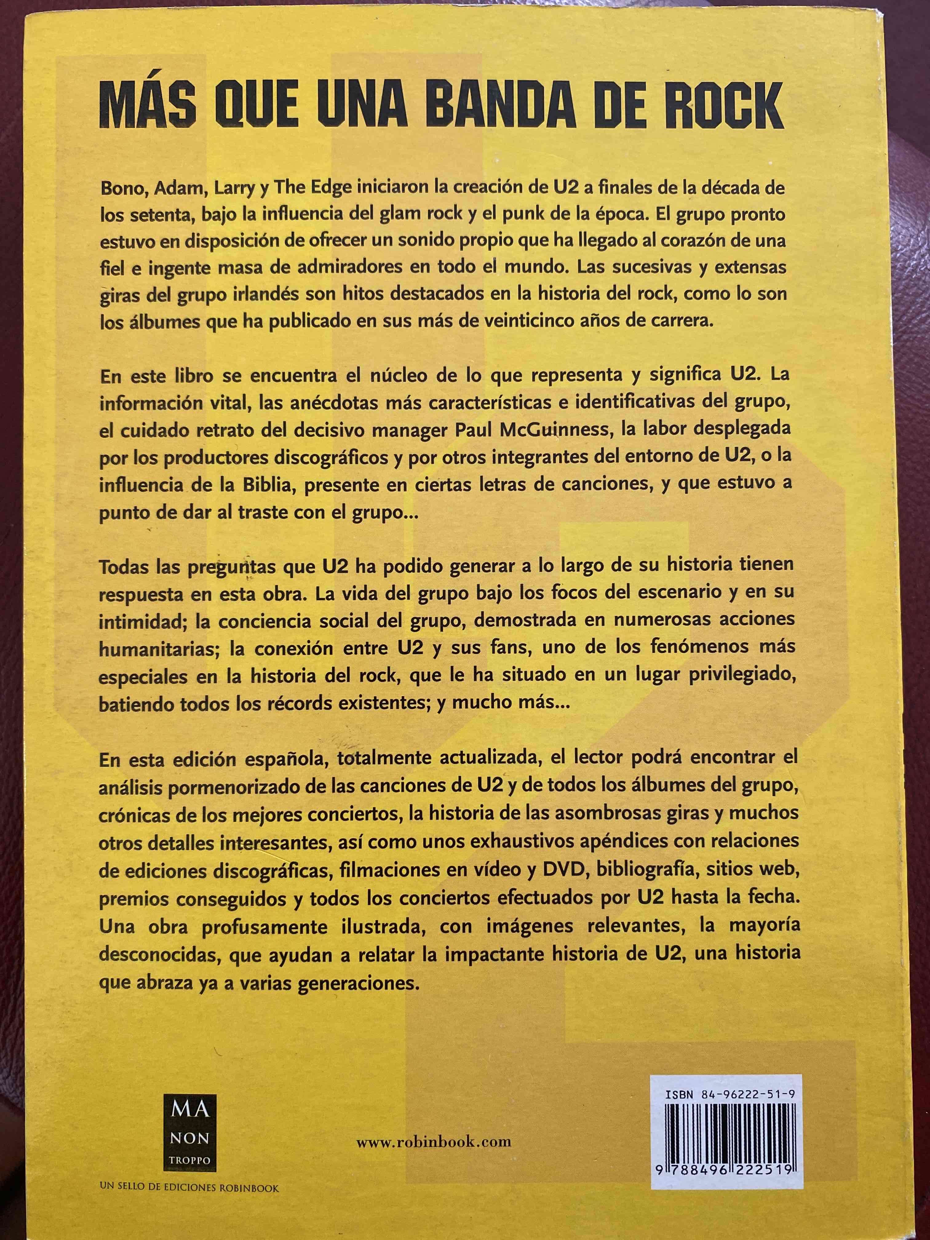 Libro 'U2 Más que una banda de rock' - miniatura 2