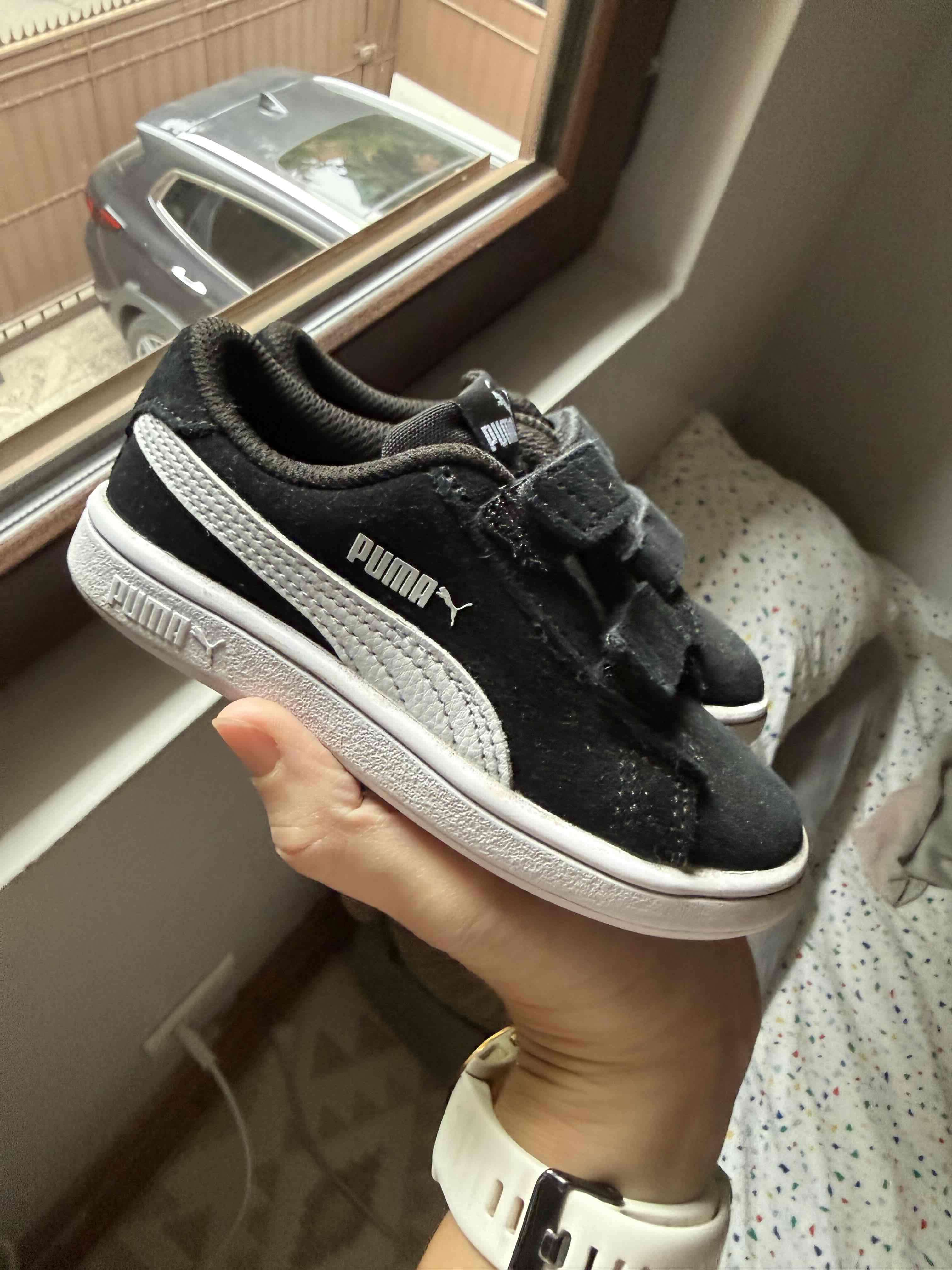 Zapatillas negras Puma niño - miniatura 1