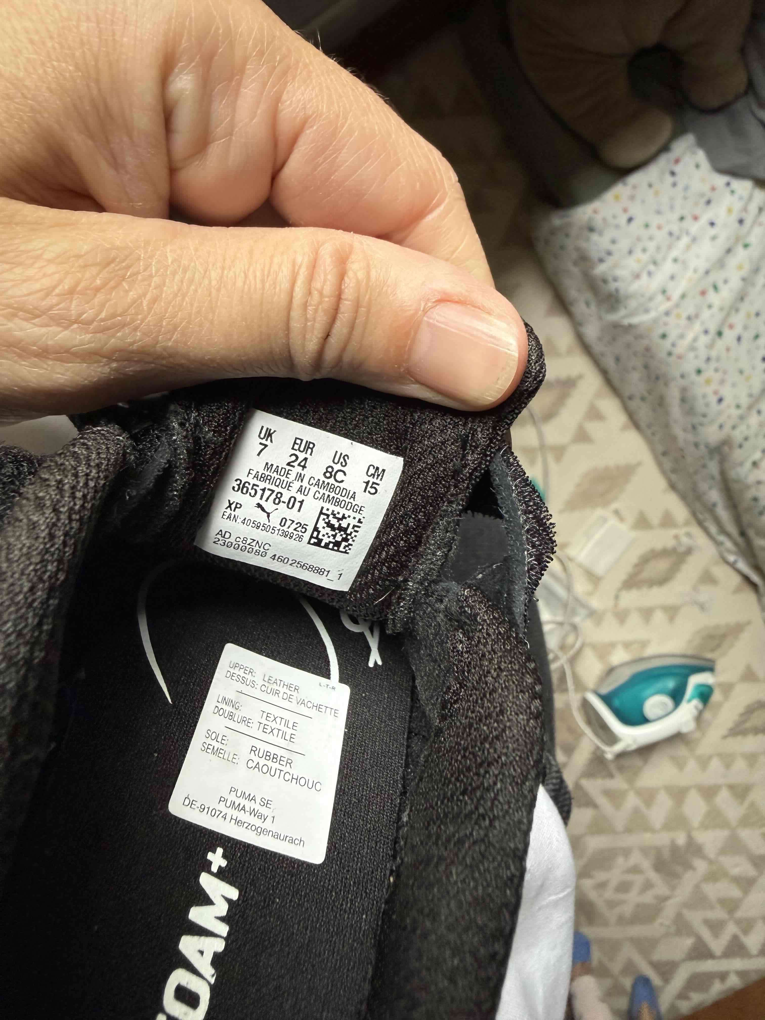 Zapatillas negras Puma niño - miniatura 3