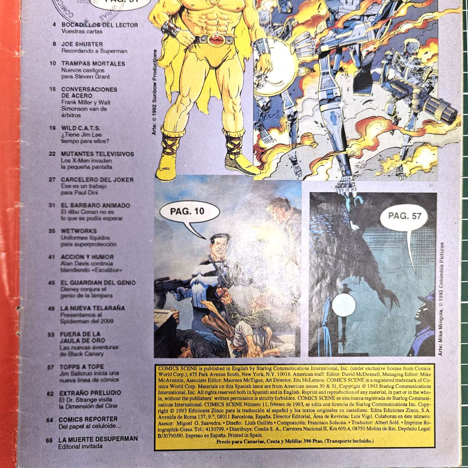 Revista Comics Scene Nº11 (feb 93) - miniatura 2