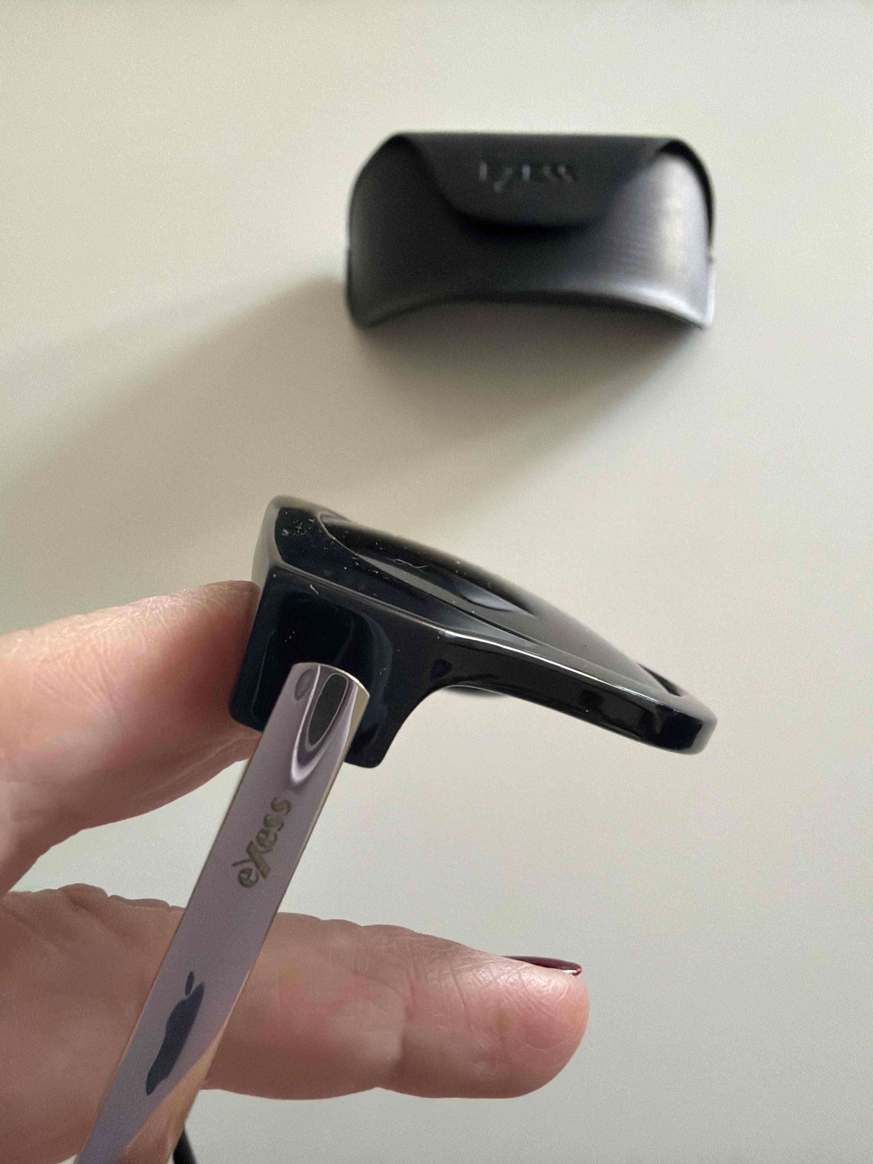 Gafas de sol negras modernas Excess - miniatura 3