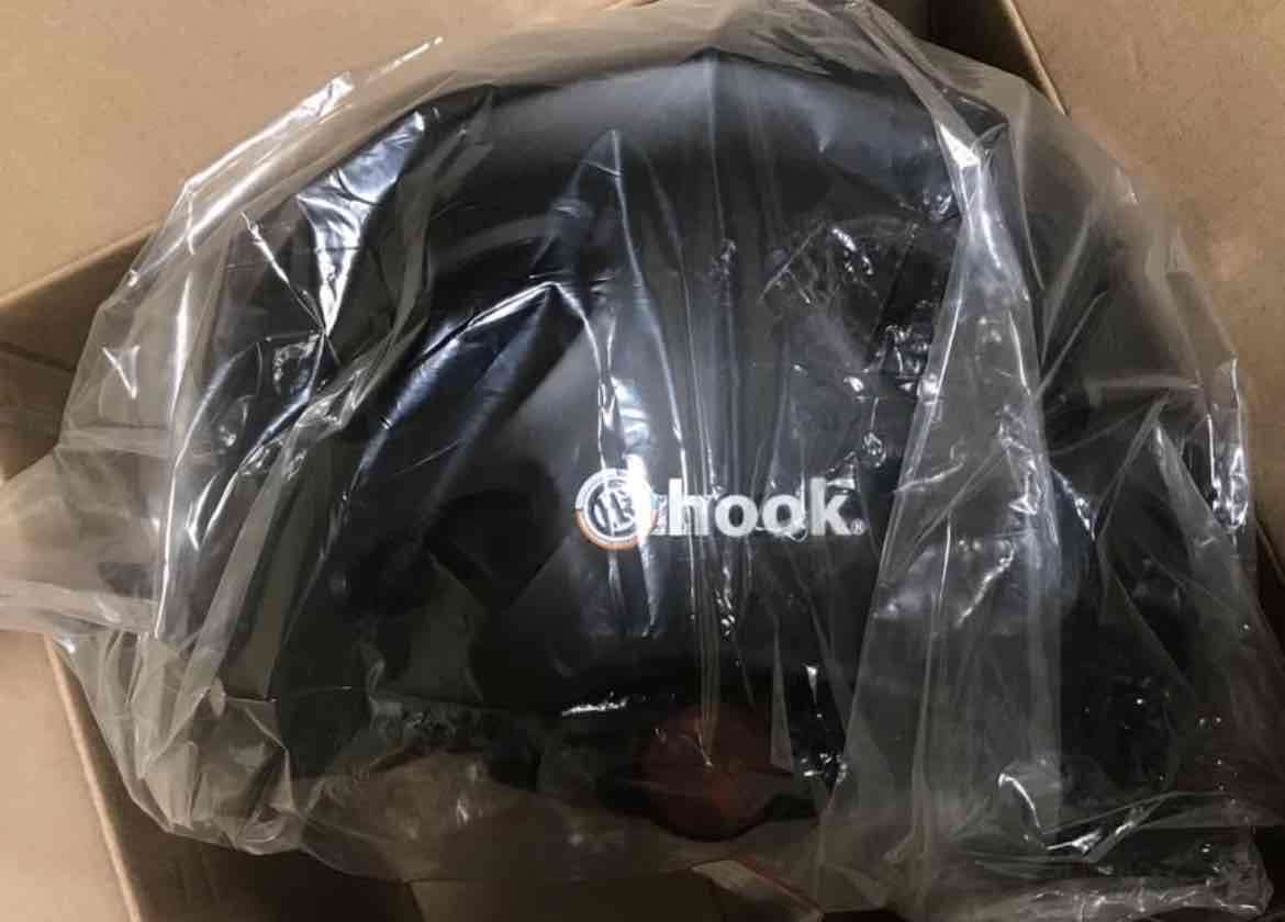 Casco Hook negro nuevo BICI PATINES - miniatura 1