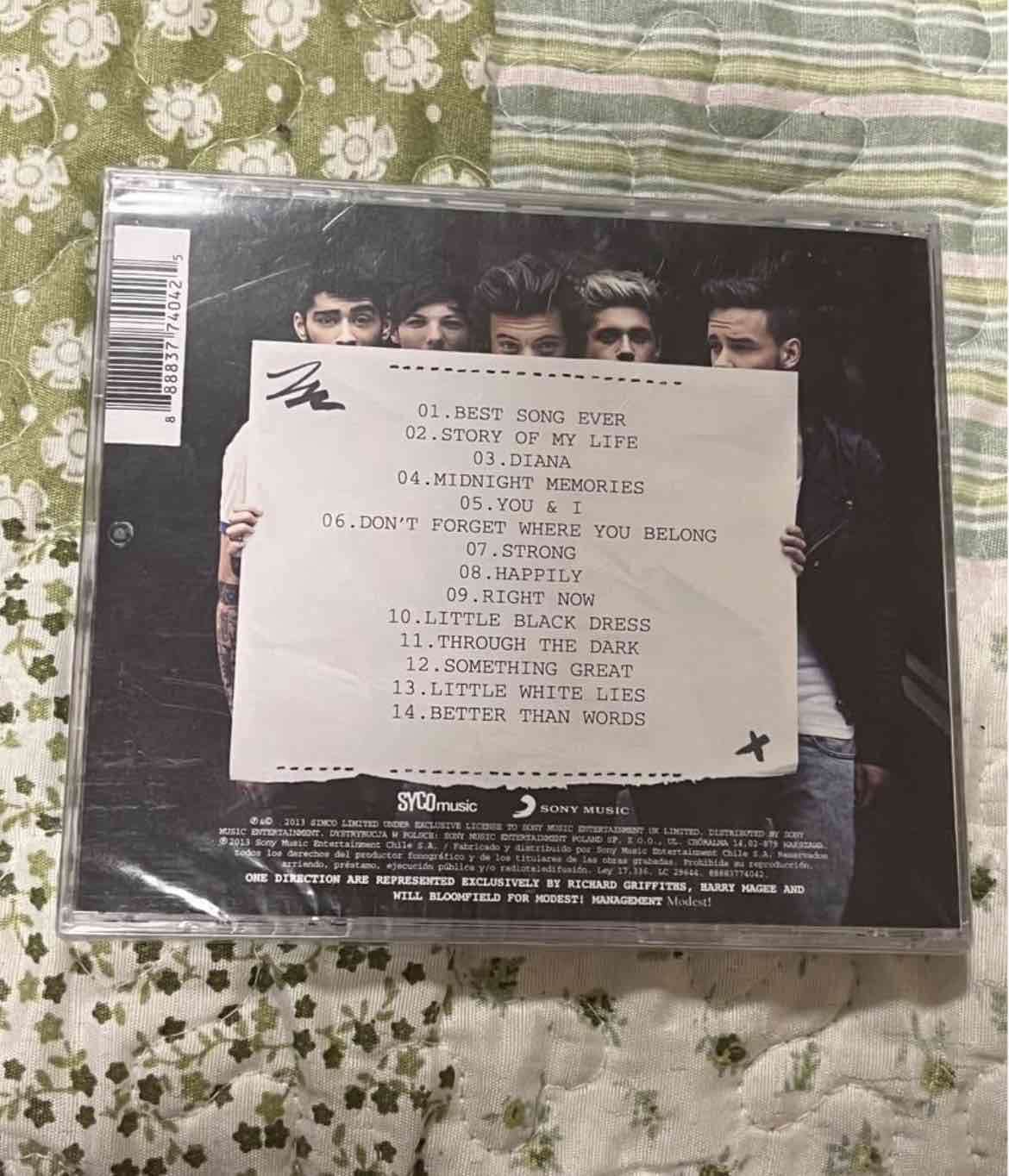 CD One Direction Midnight Memories - miniatura 2