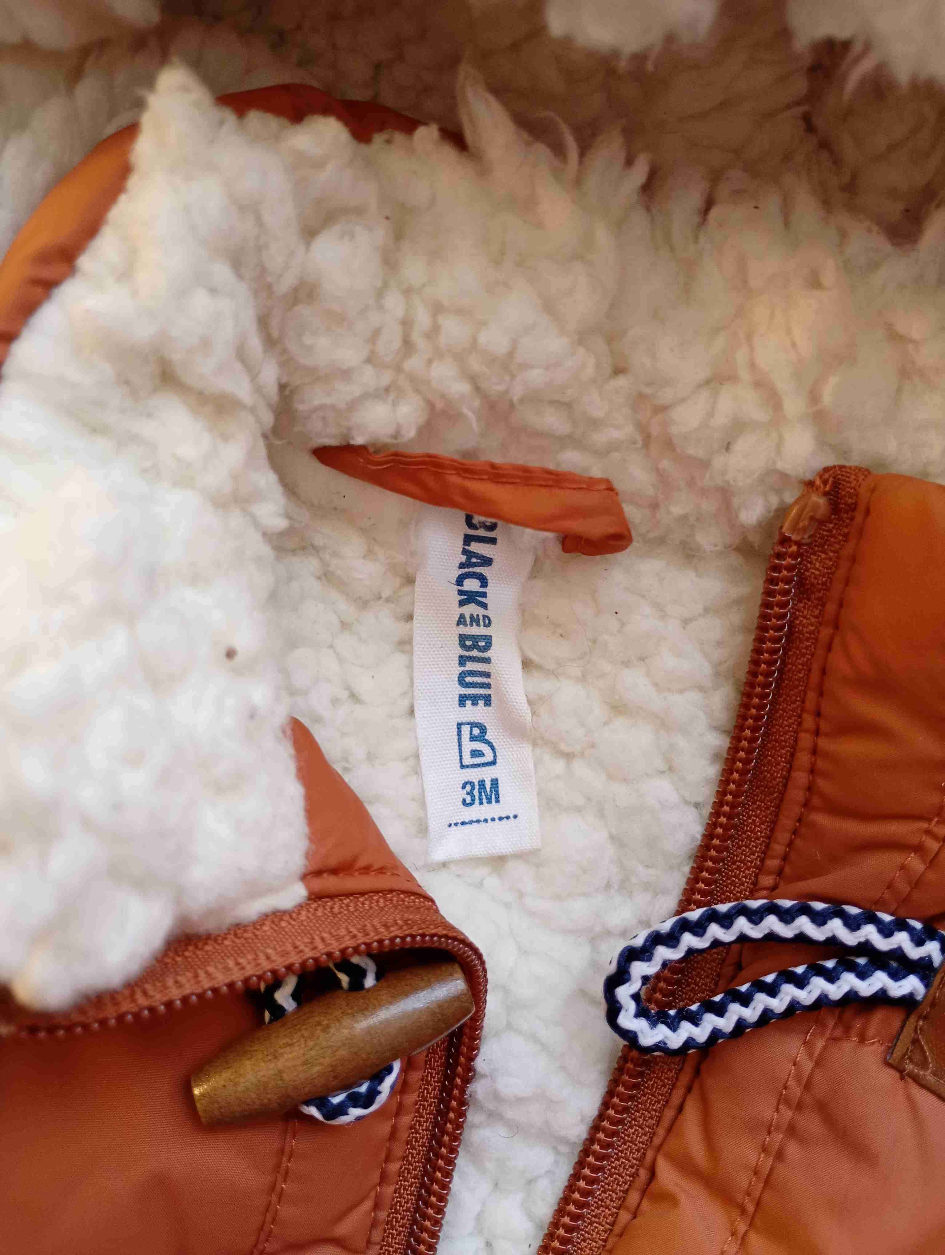 Chaqueta infantil abrigada naranja - miniatura 3