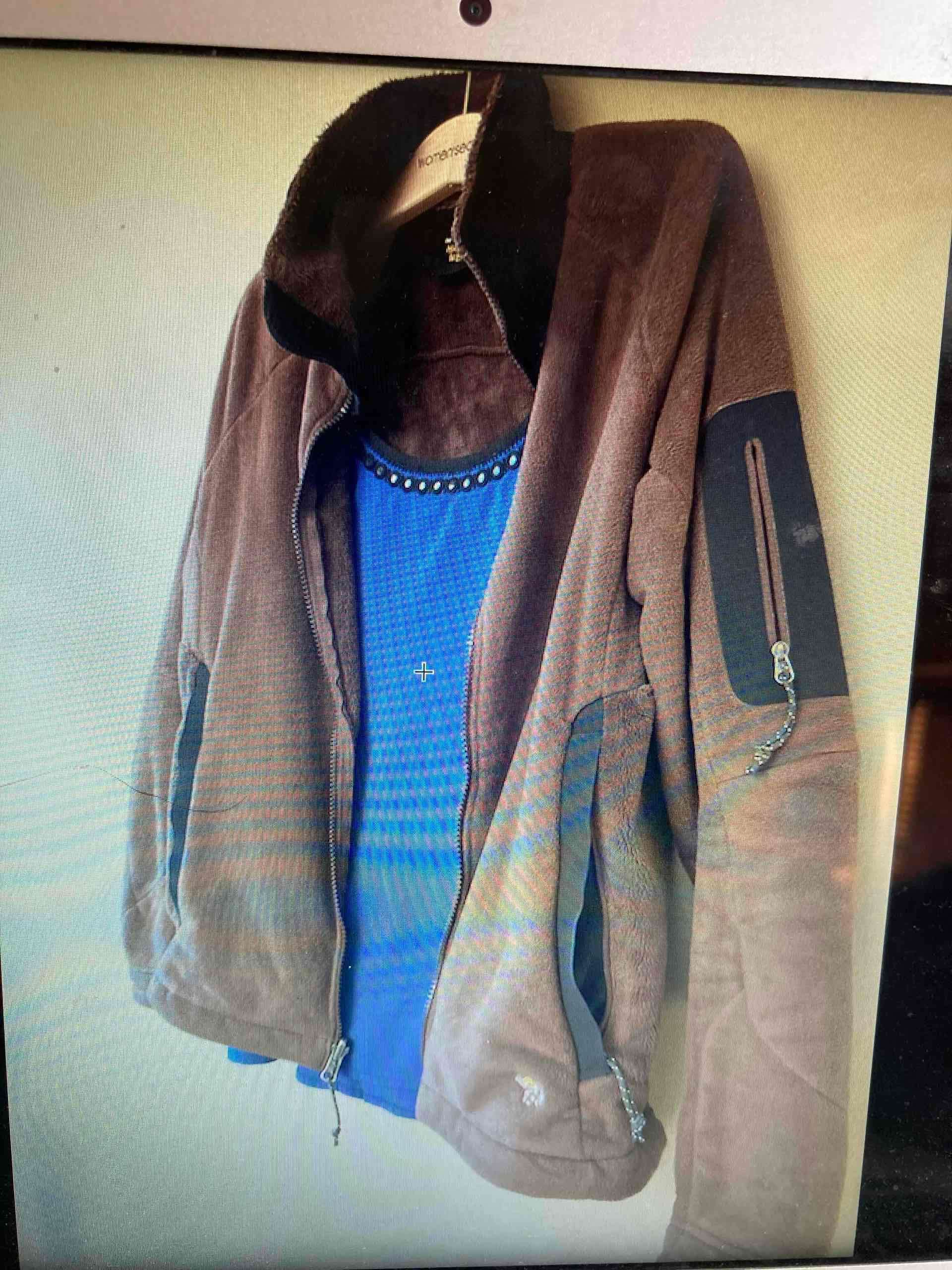 Chaqueta polar marrón mujer - miniatura 3