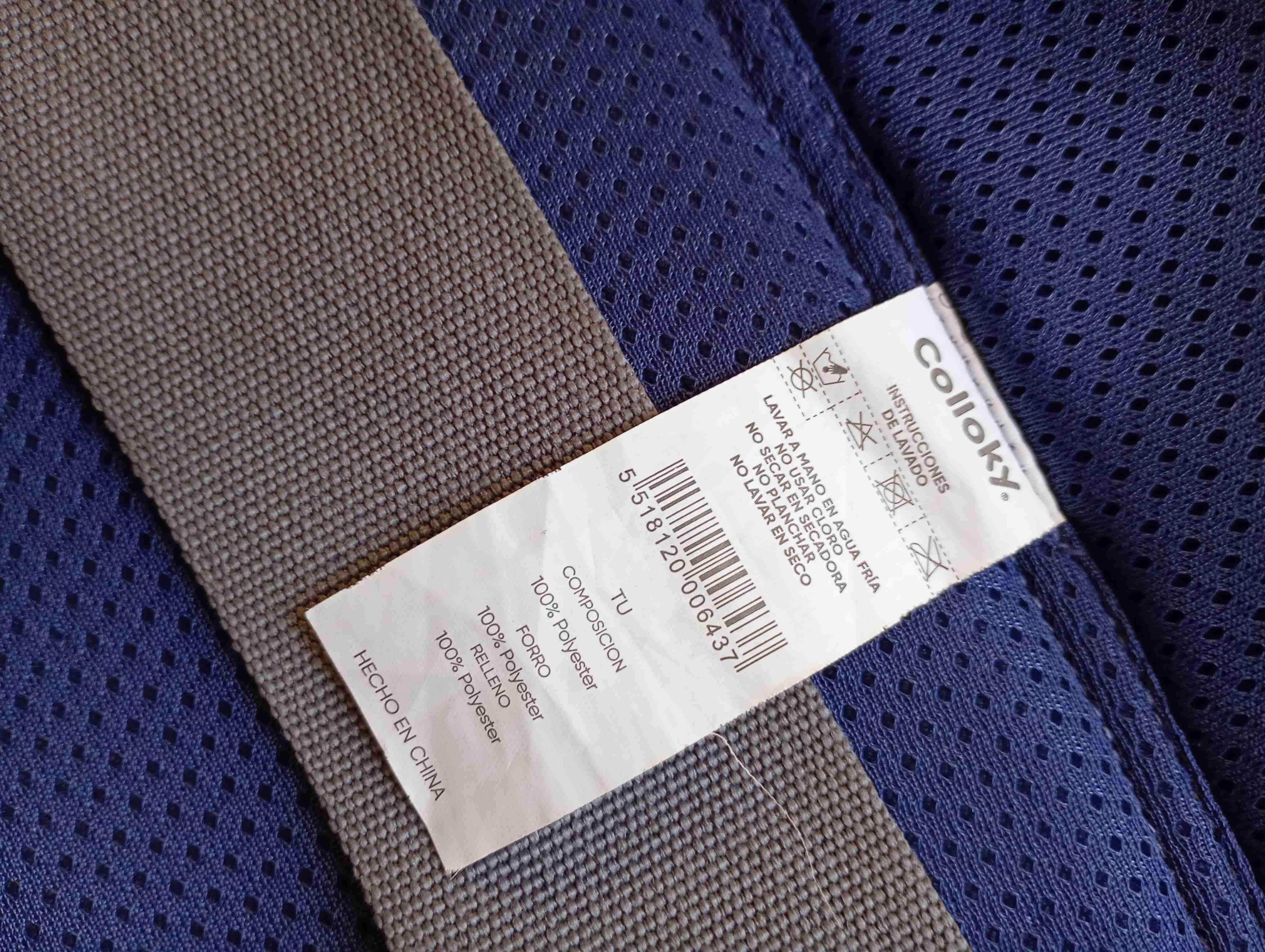 Portabebés azul Colloky - miniatura 3