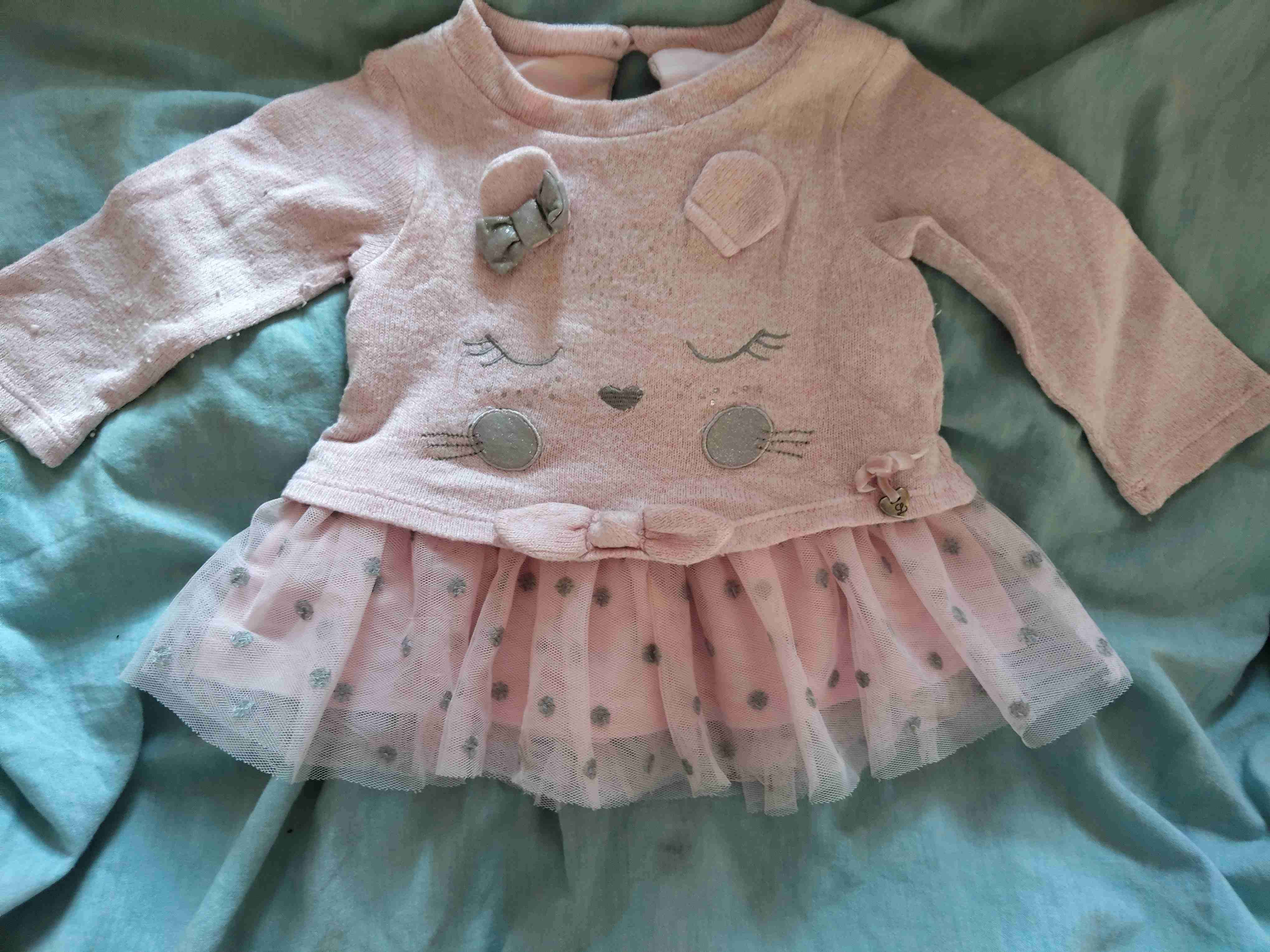 Overall de mezclilla bebé - miniatura 5