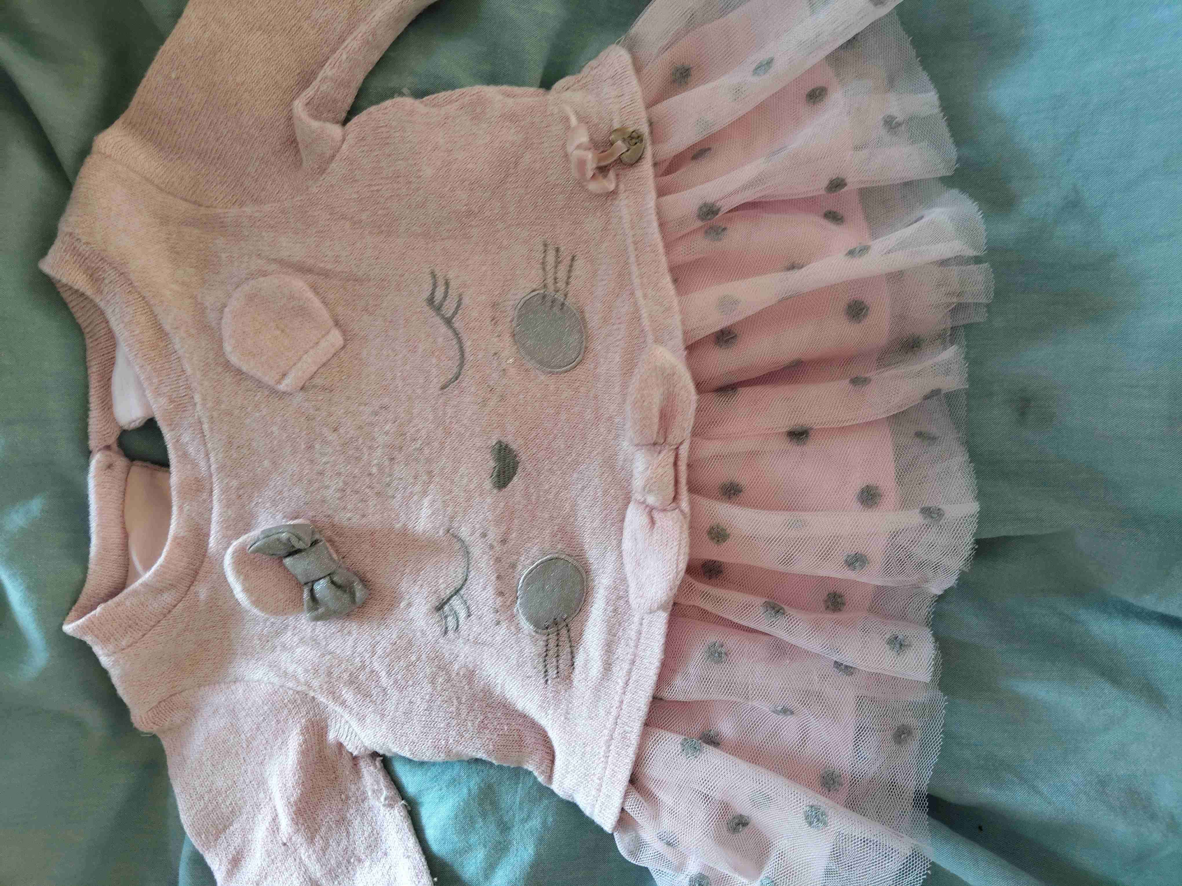 Overall de mezclilla bebé - miniatura 6