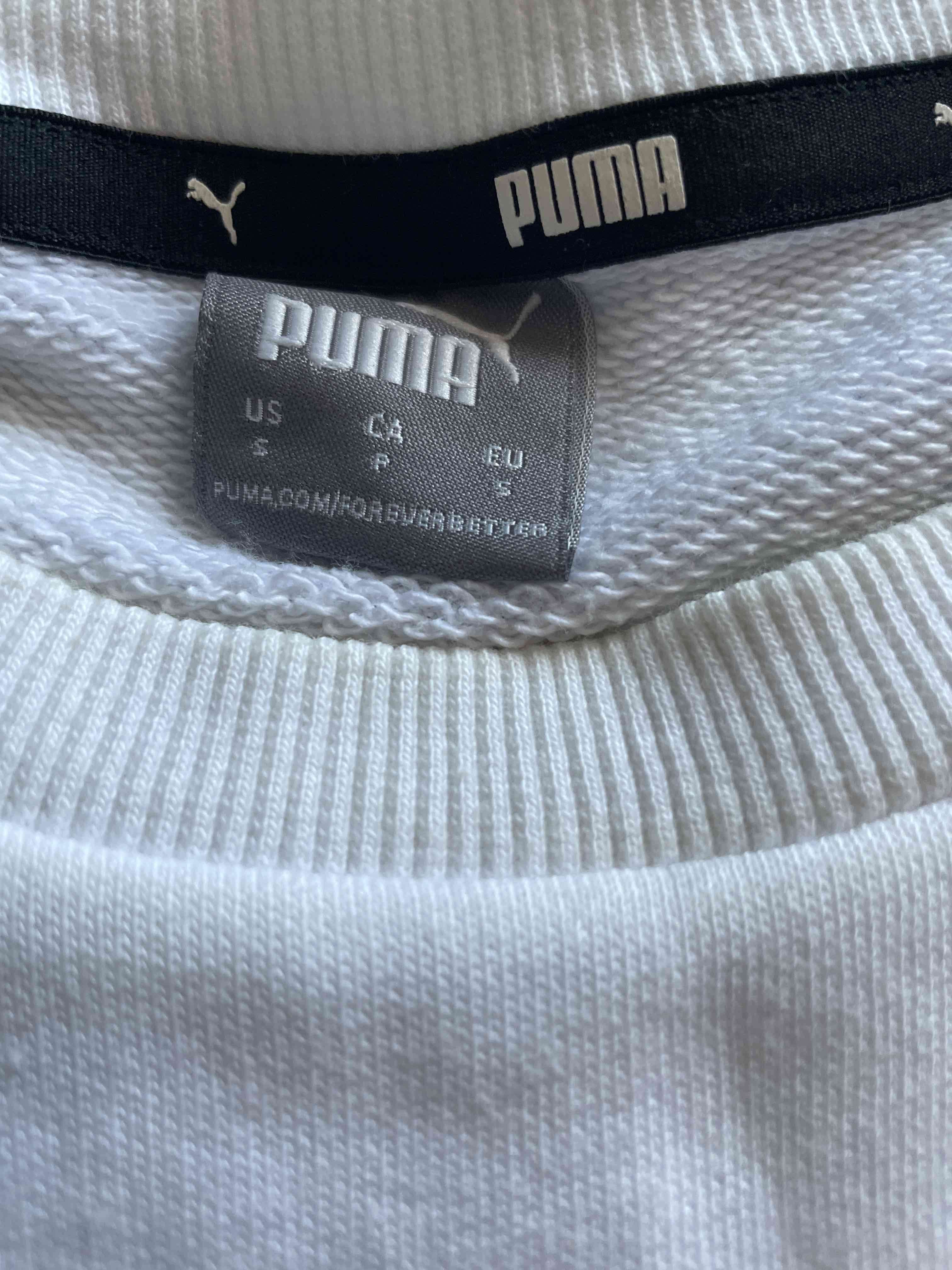 Polerón blanco Puma dorado - miniatura 2
