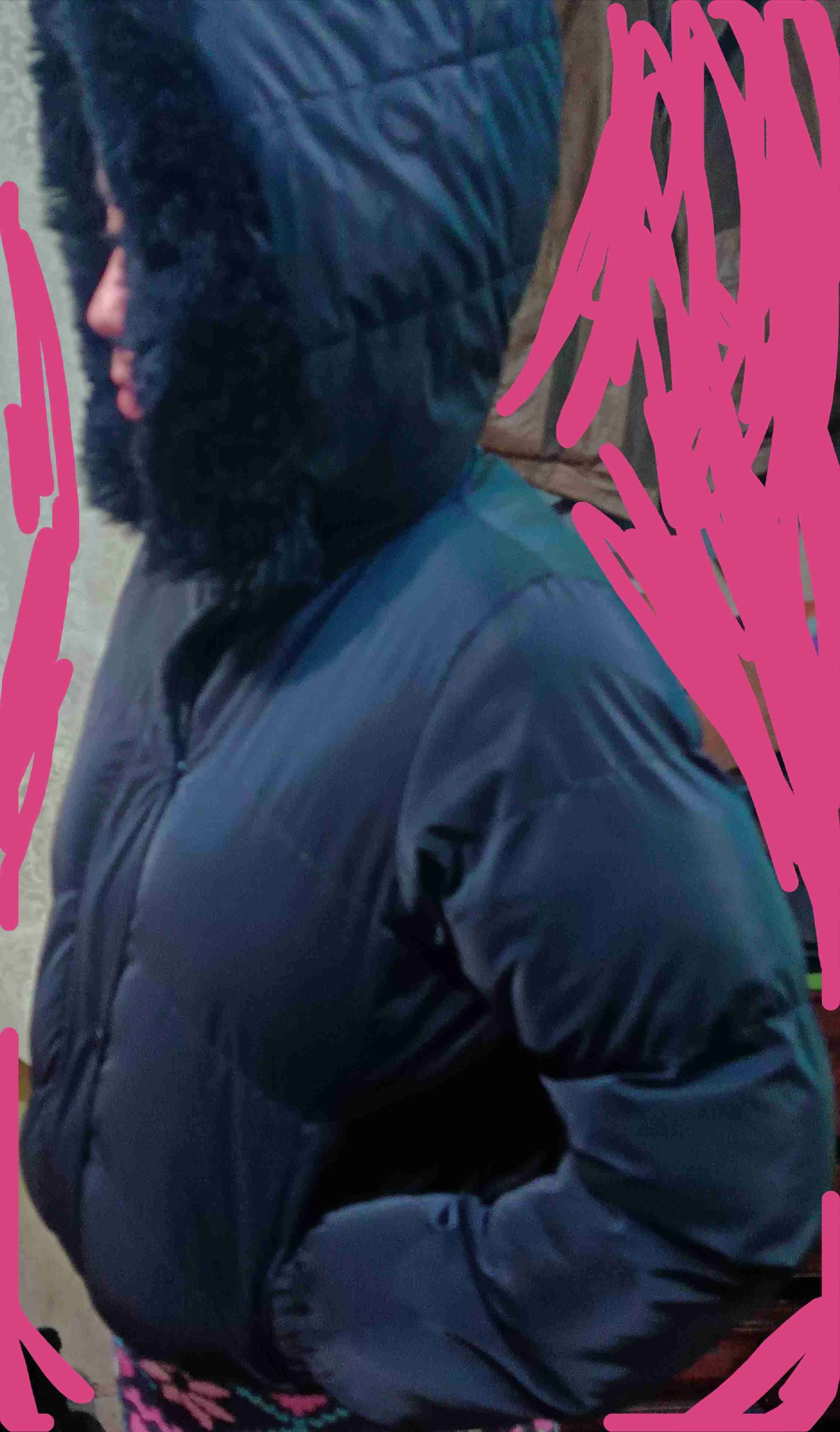 Chaqueta térmica negra con capucha - miniatura 5