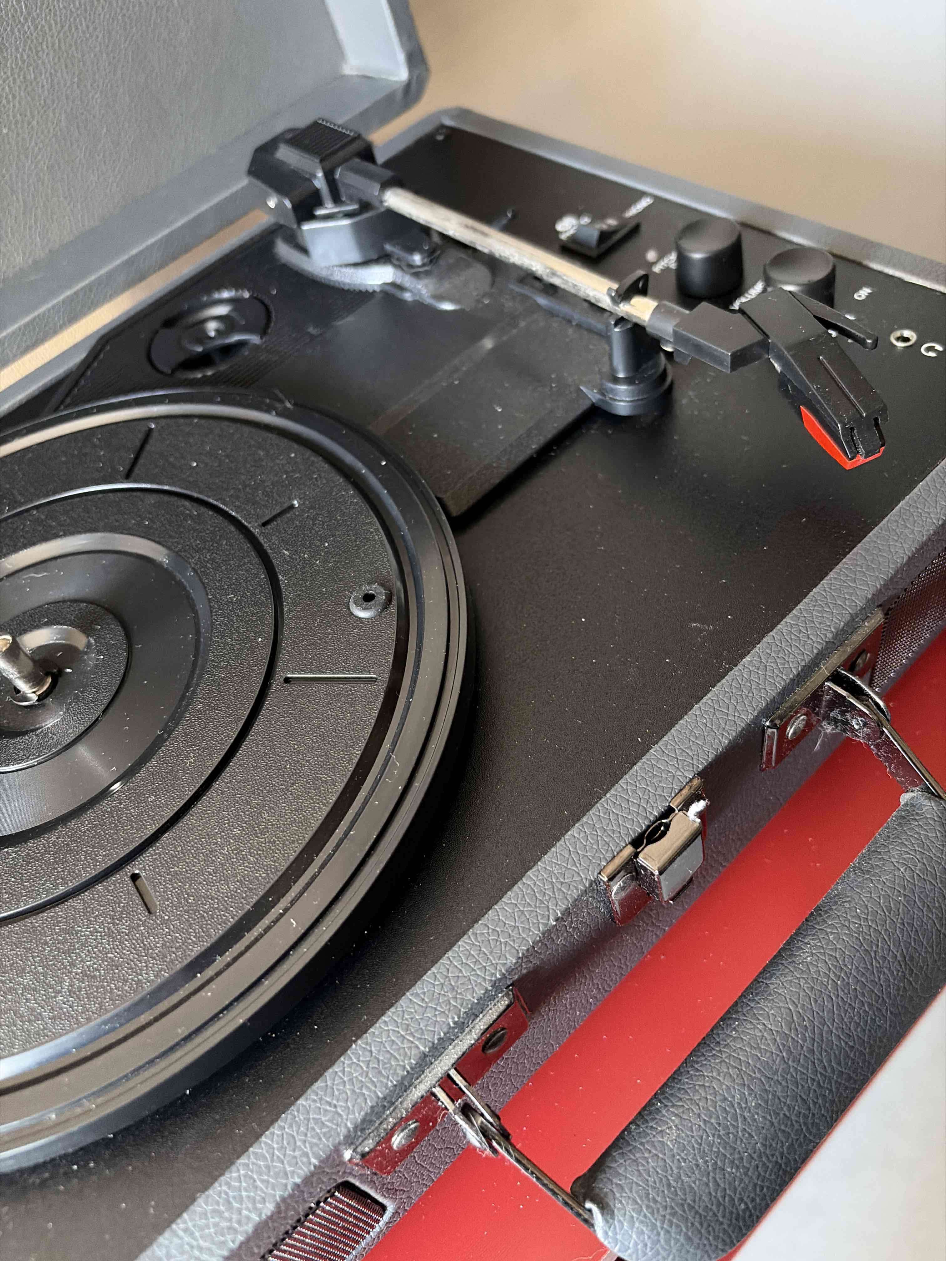 Tocadiscos Crosley portátil impecable! Modelo 5vcc - miniatura 4